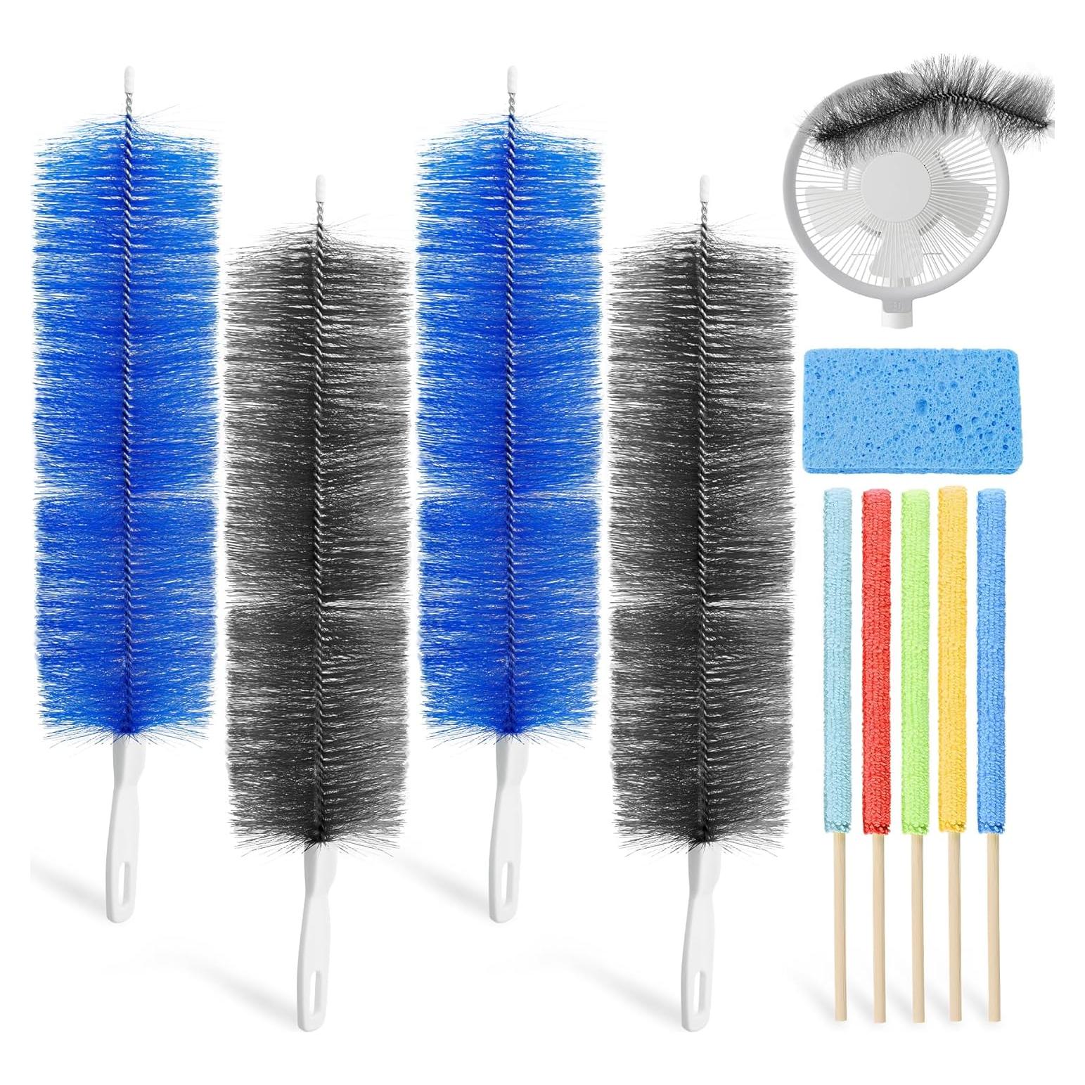 Juego de Limpieza 10 Piezas Philbinden - Plumero Flexible y Esponjas