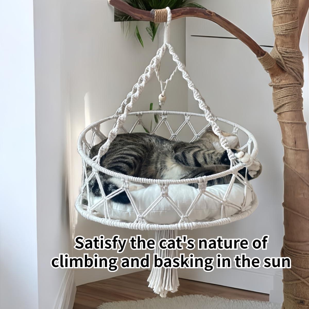Hamaca Colgante para Gatos CXYYXF 40x60 cm hasta 4 kg