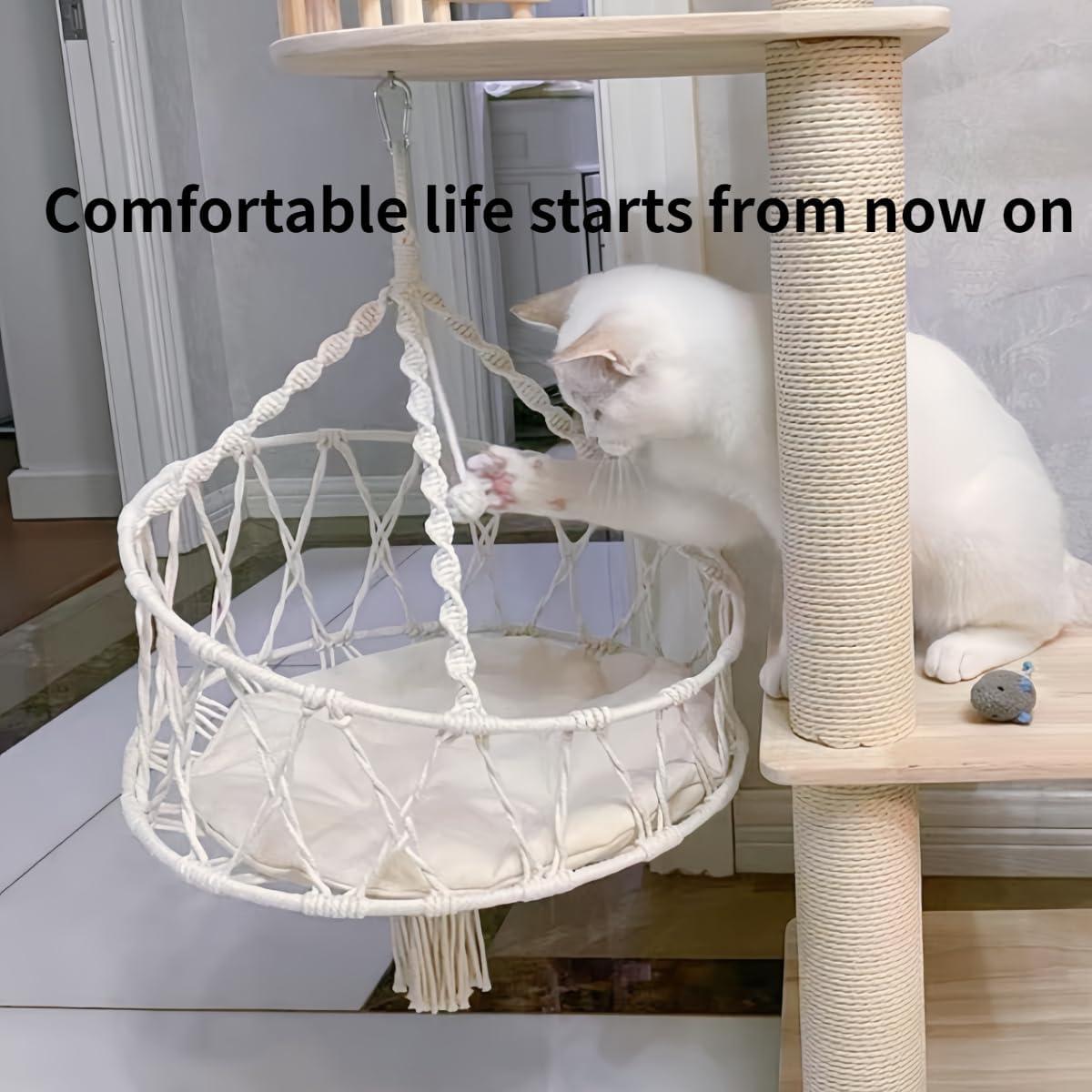 Hamaca Colgante para Gatos CXYYXF 40x60 cm hasta 4 kg