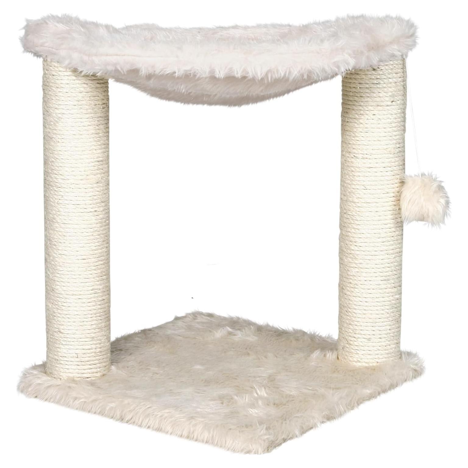 Rascador para Gatos Trixie Baza con Hamaca Crema 50 cm