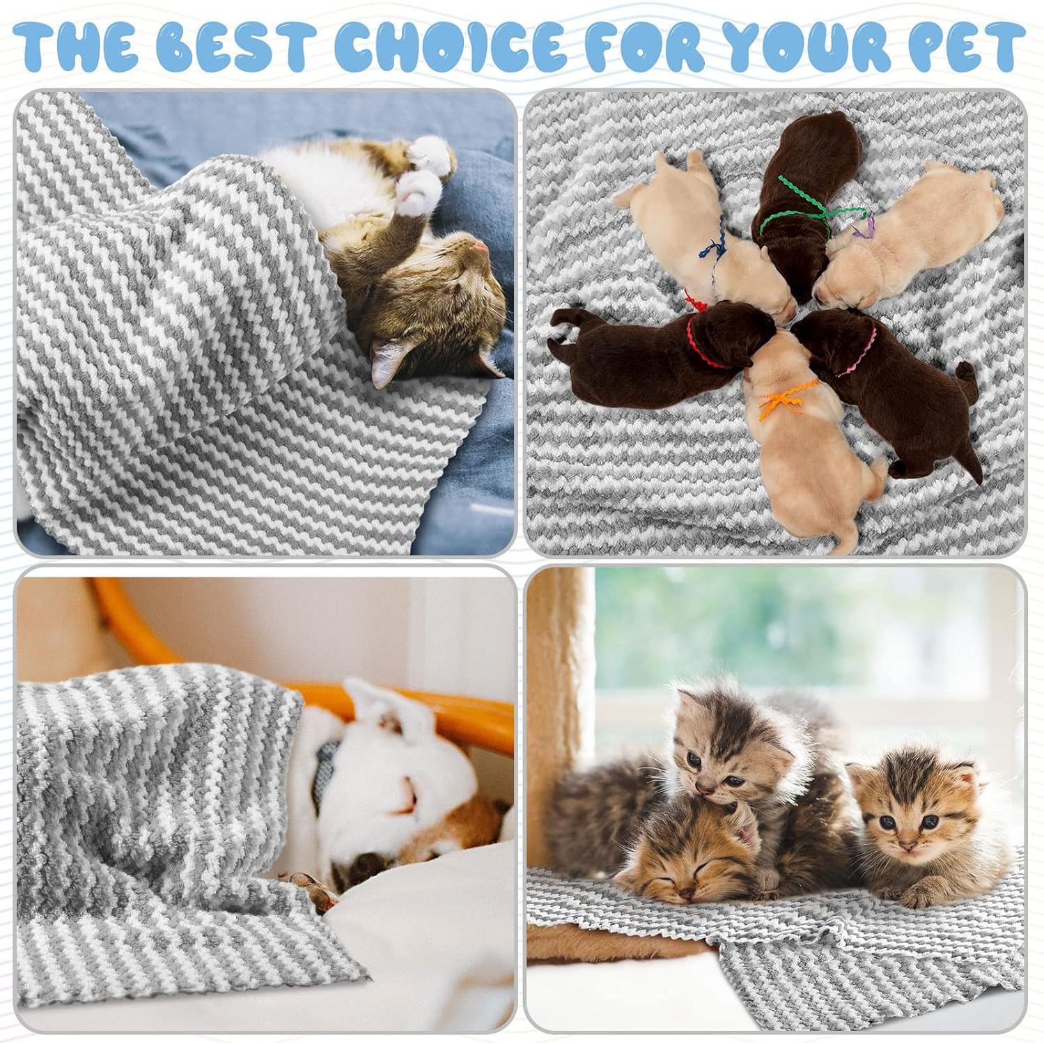 Moukeren 20 Piezas Mantas de Franela para Cobayas 35x75cm