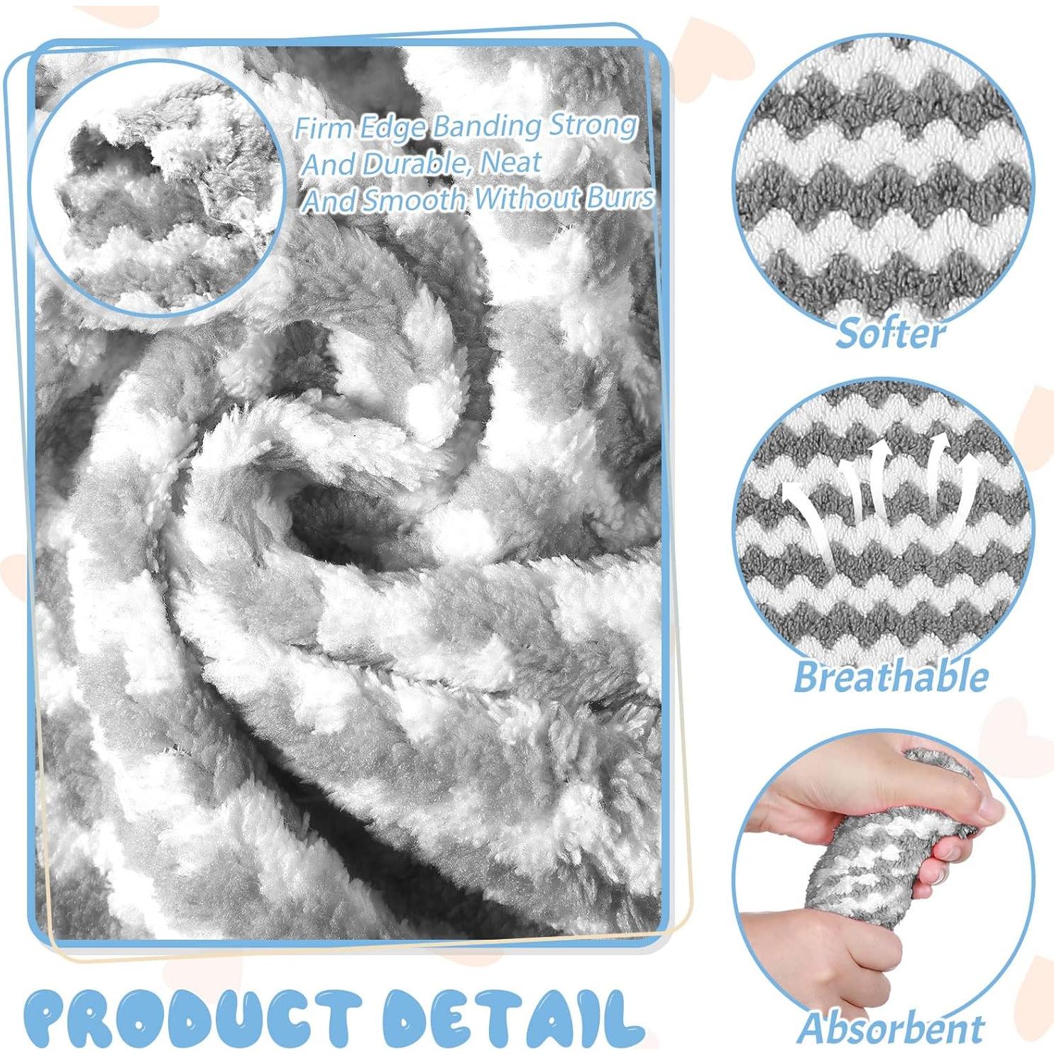 Moukeren 20 Piezas Mantas de Franela para Cobayas 35x75cm