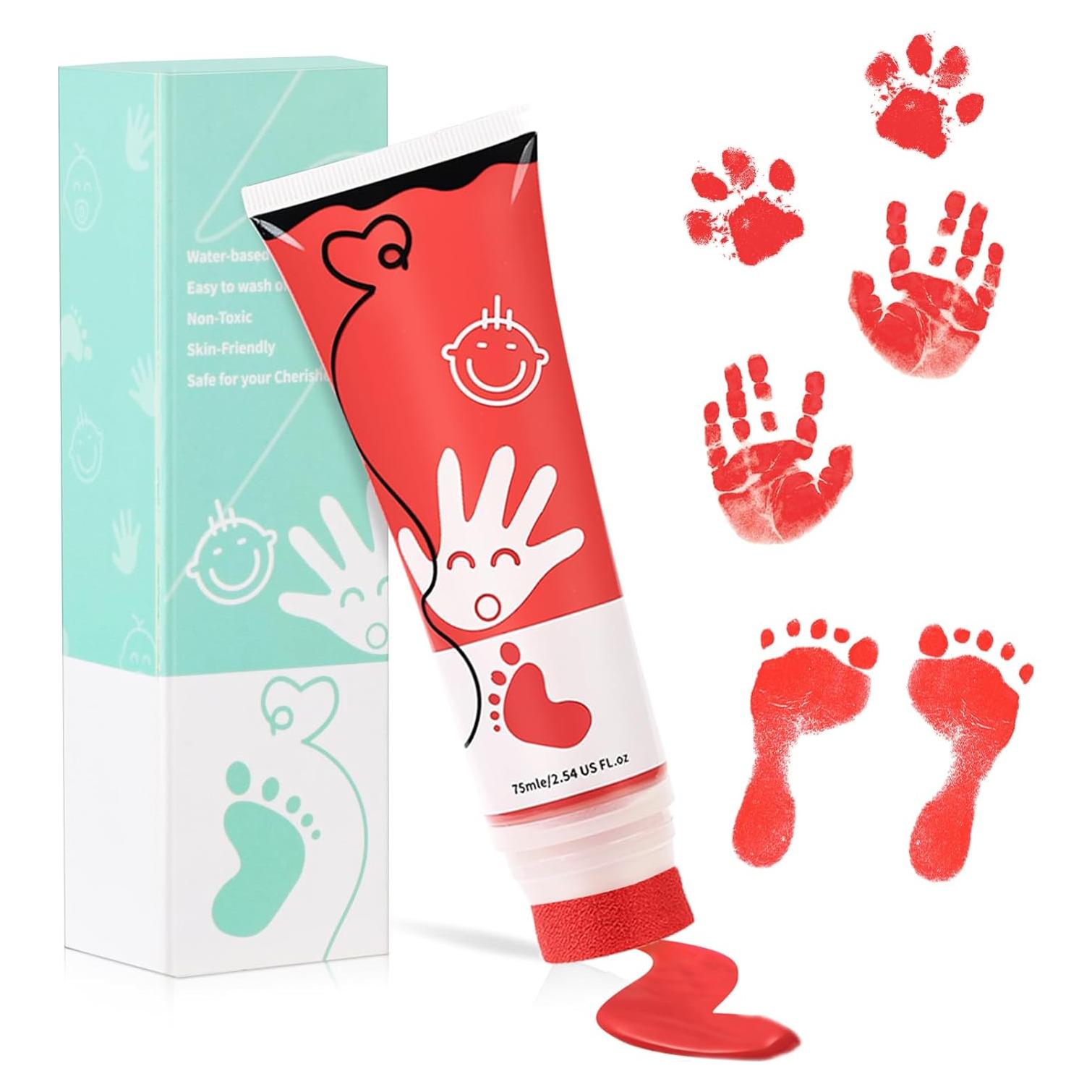 Sortnic Tinta para Huellas de Manos y Pies Bebé 75ml Negra