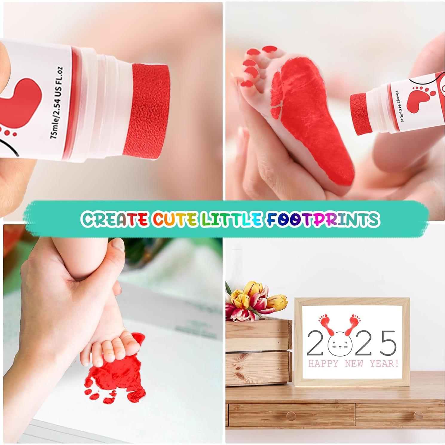 Sortnic Tinta para Huellas de Manos y Pies Bebé 75ml Negra