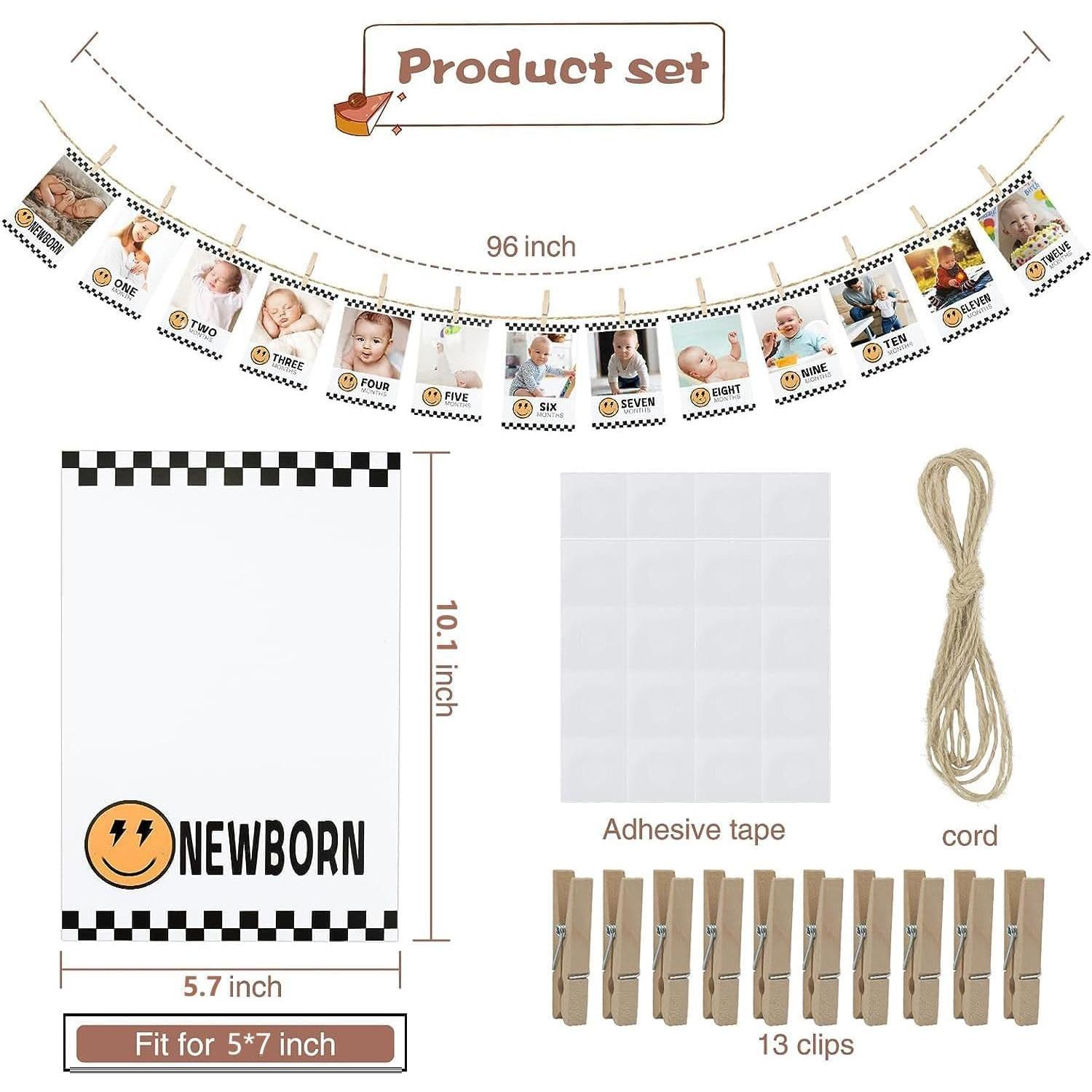 Bandera de Fotos Un Feliz Niño para Primer Cumpleaños - RTHPY