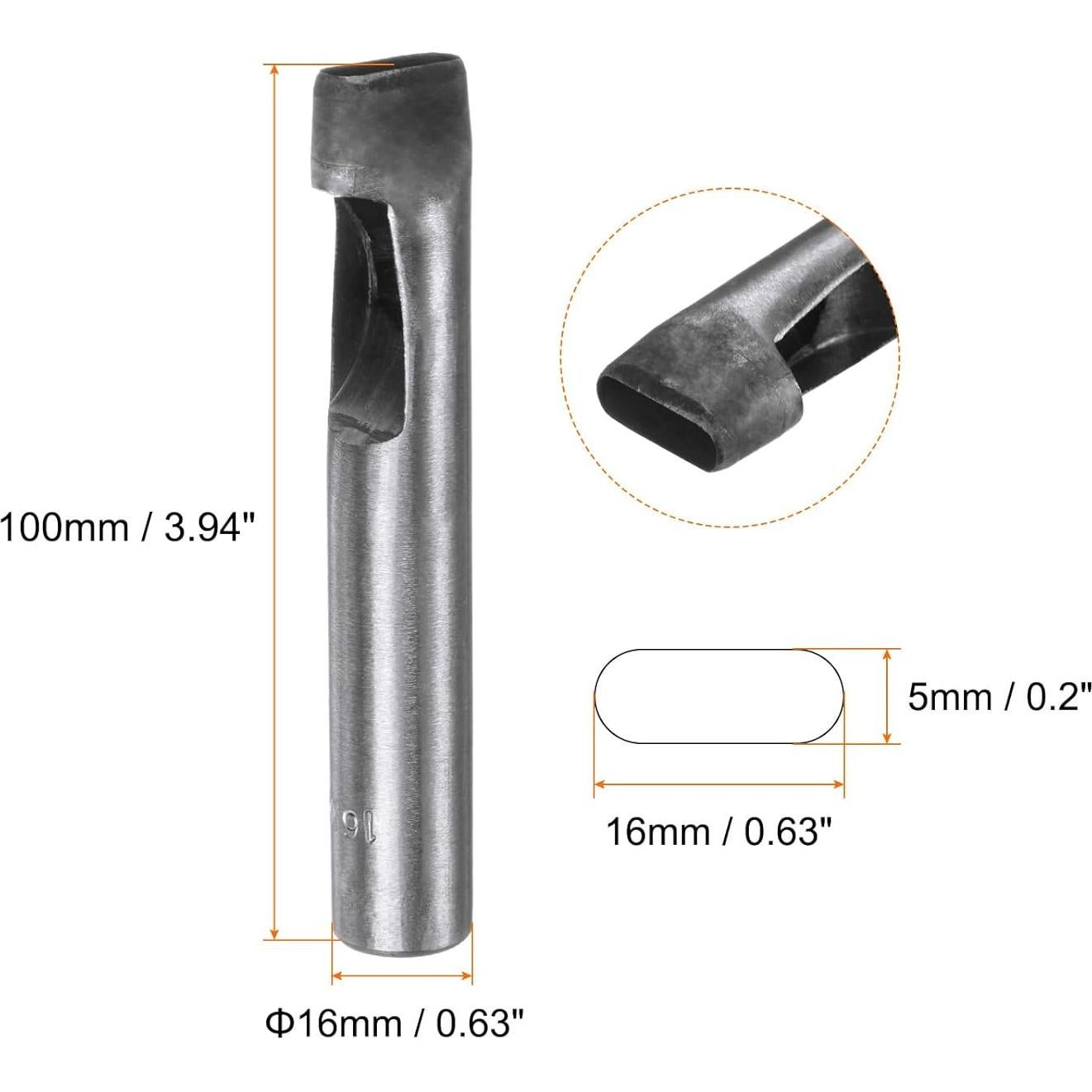 Punzón Ovalado para Cuero HARFINGTON 16x5mm Herramienta