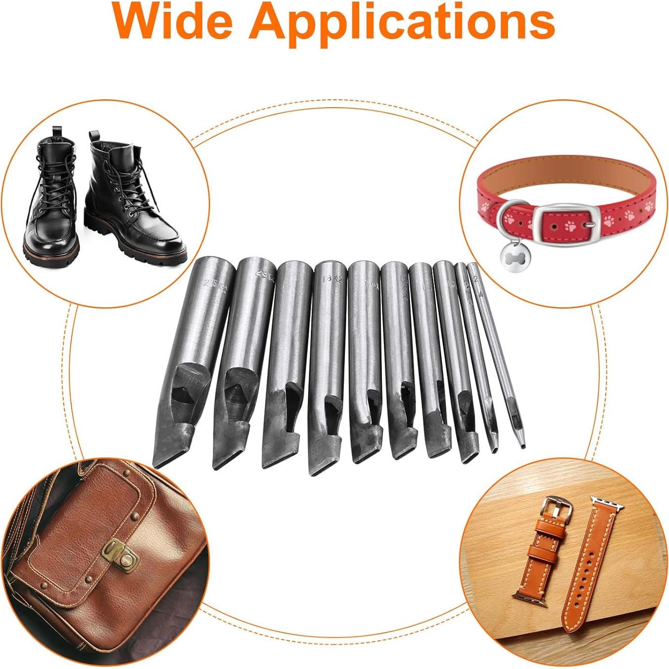 Punzón Ovalado para Cuero HARFINGTON 16x5mm Herramienta