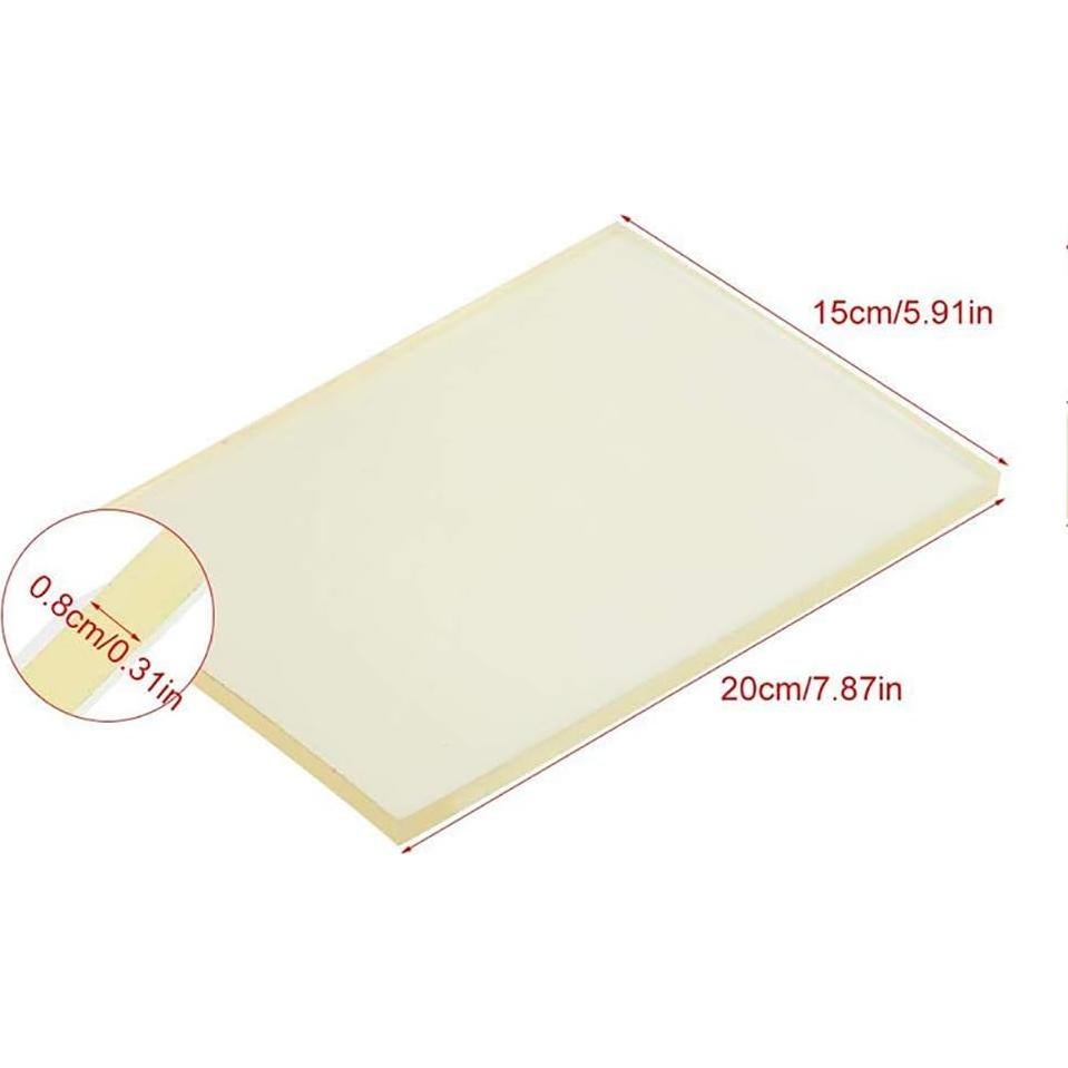 Alfombrilla de Perforación de Cuero Yimaa 20x15cm Ecológica