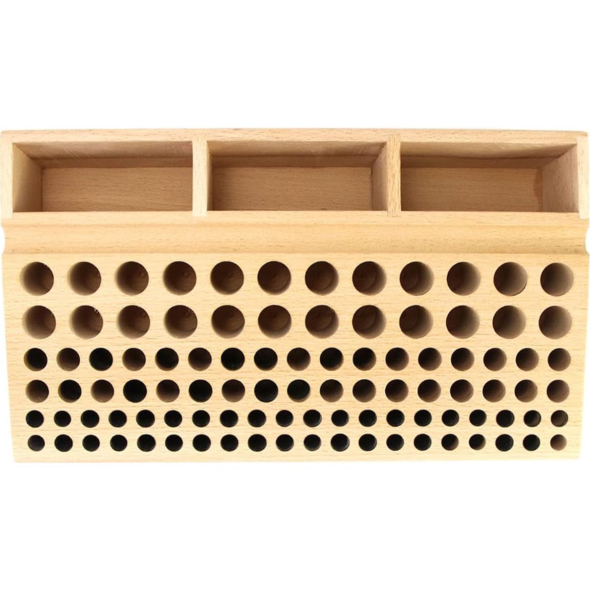 Soporte de Herramientas de Cuero QWORK con 98 Agujeros