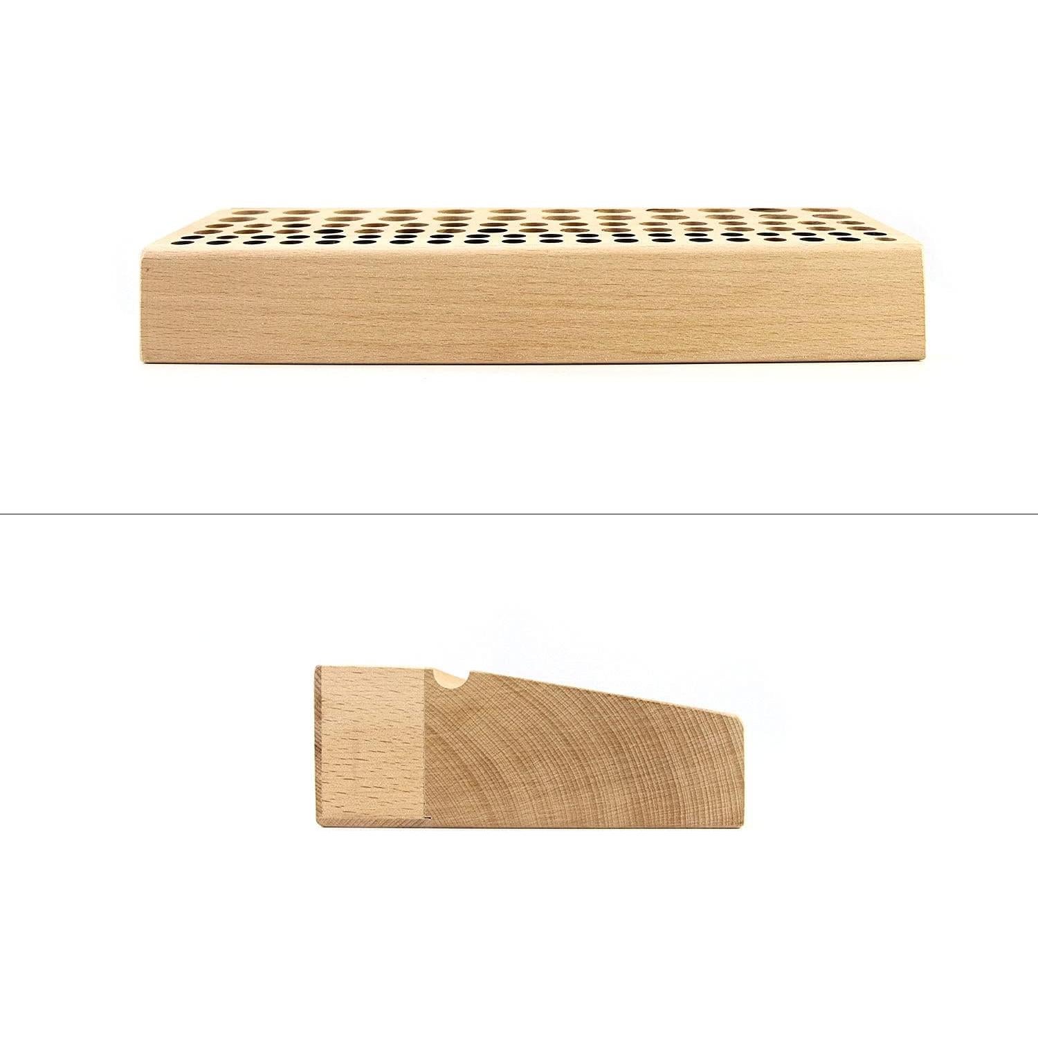 Soporte de Herramientas de Cuero QWORK con 98 Agujeros