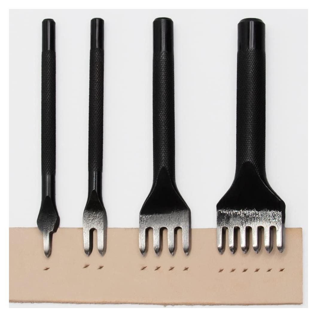 Juego de Cinceles de Costura de Cuero Citian 5mm 1/2/4/6