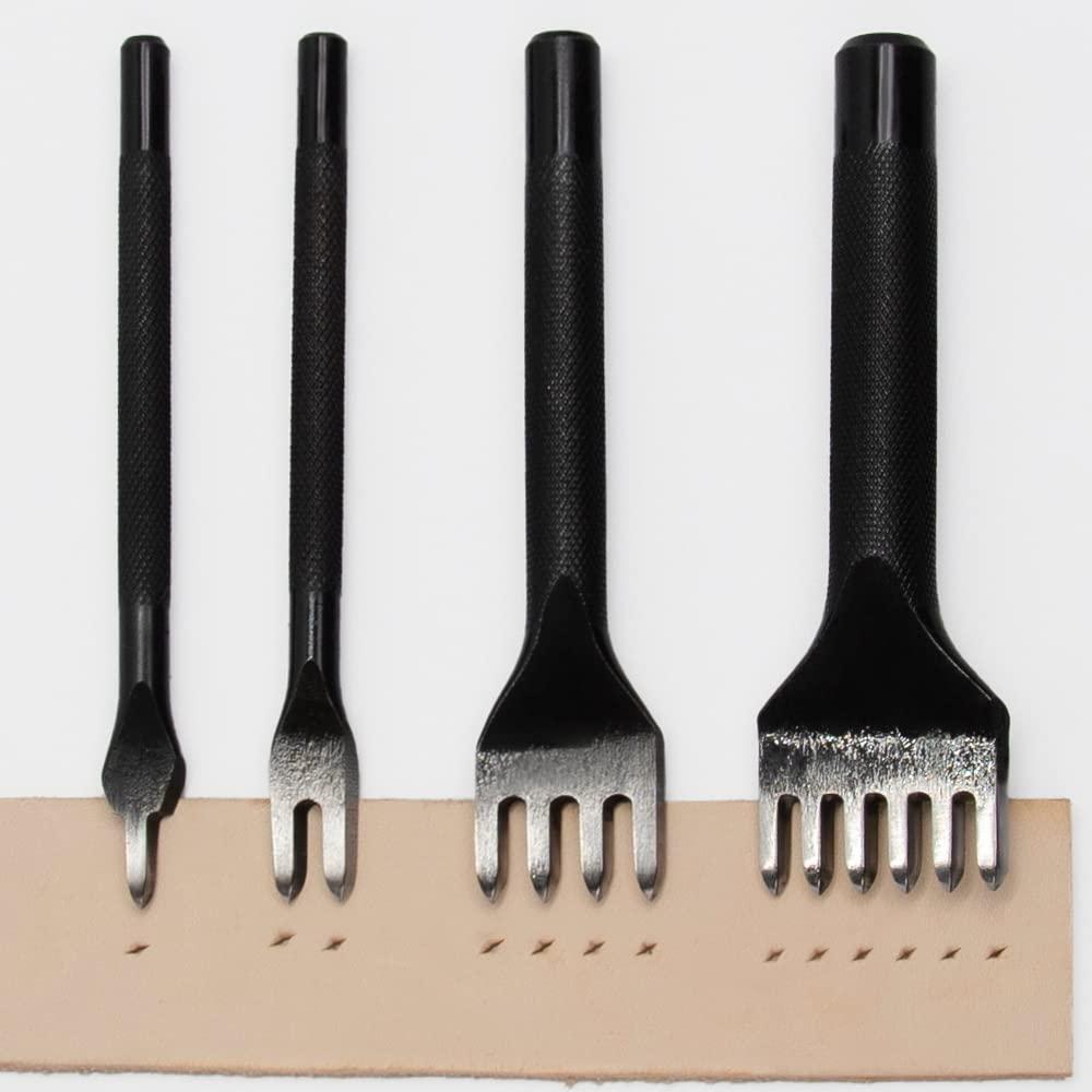 Juego de Cinceles de Costura de Cuero Citian 5mm 1/2/4/6