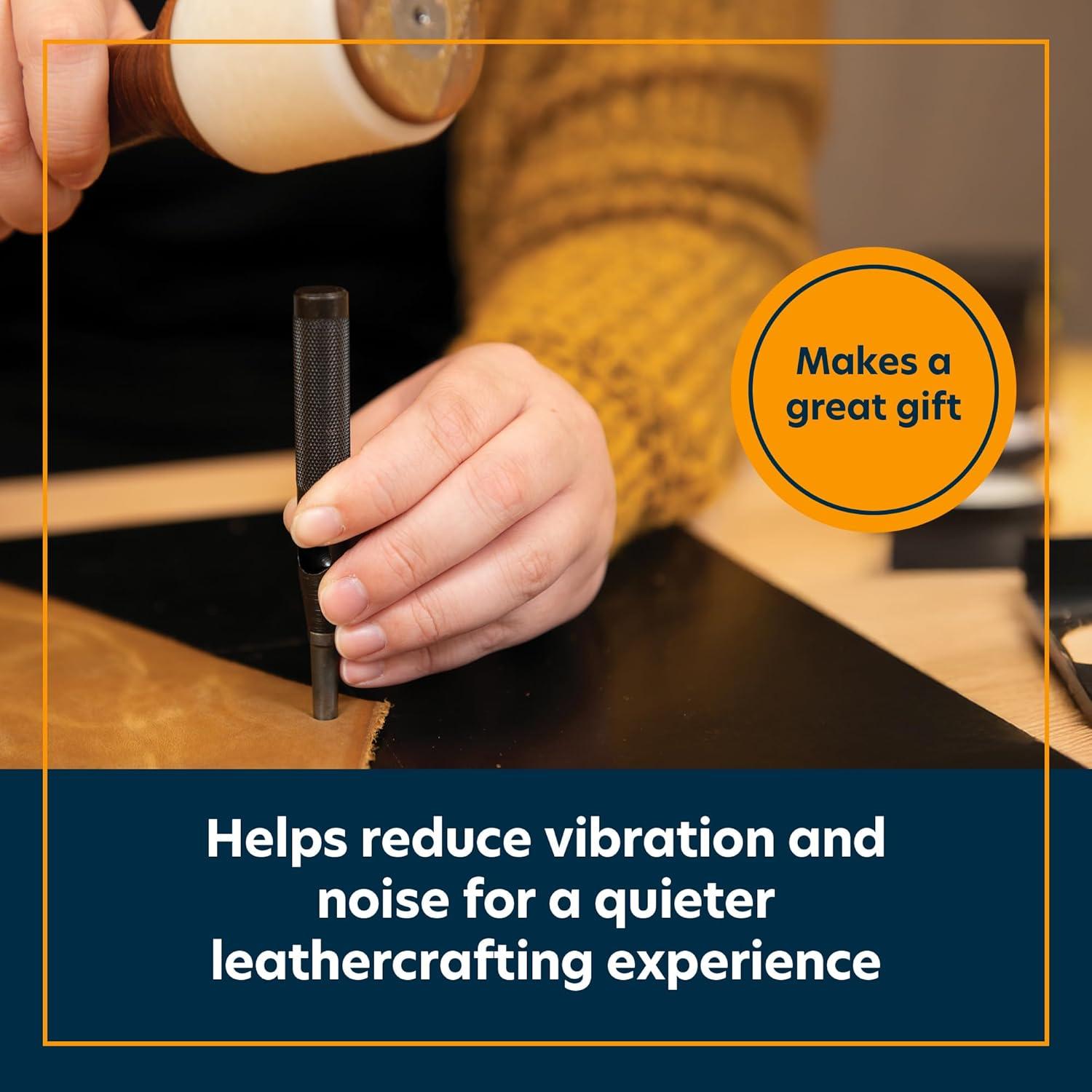 Tablero de Golpe Silencioso Weaver Leather 30.48x30.48cm Negro