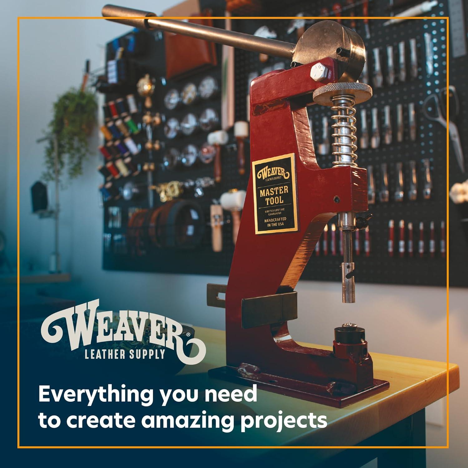 Tablero de Golpe Silencioso Weaver Leather 30.48x30.48cm Negro