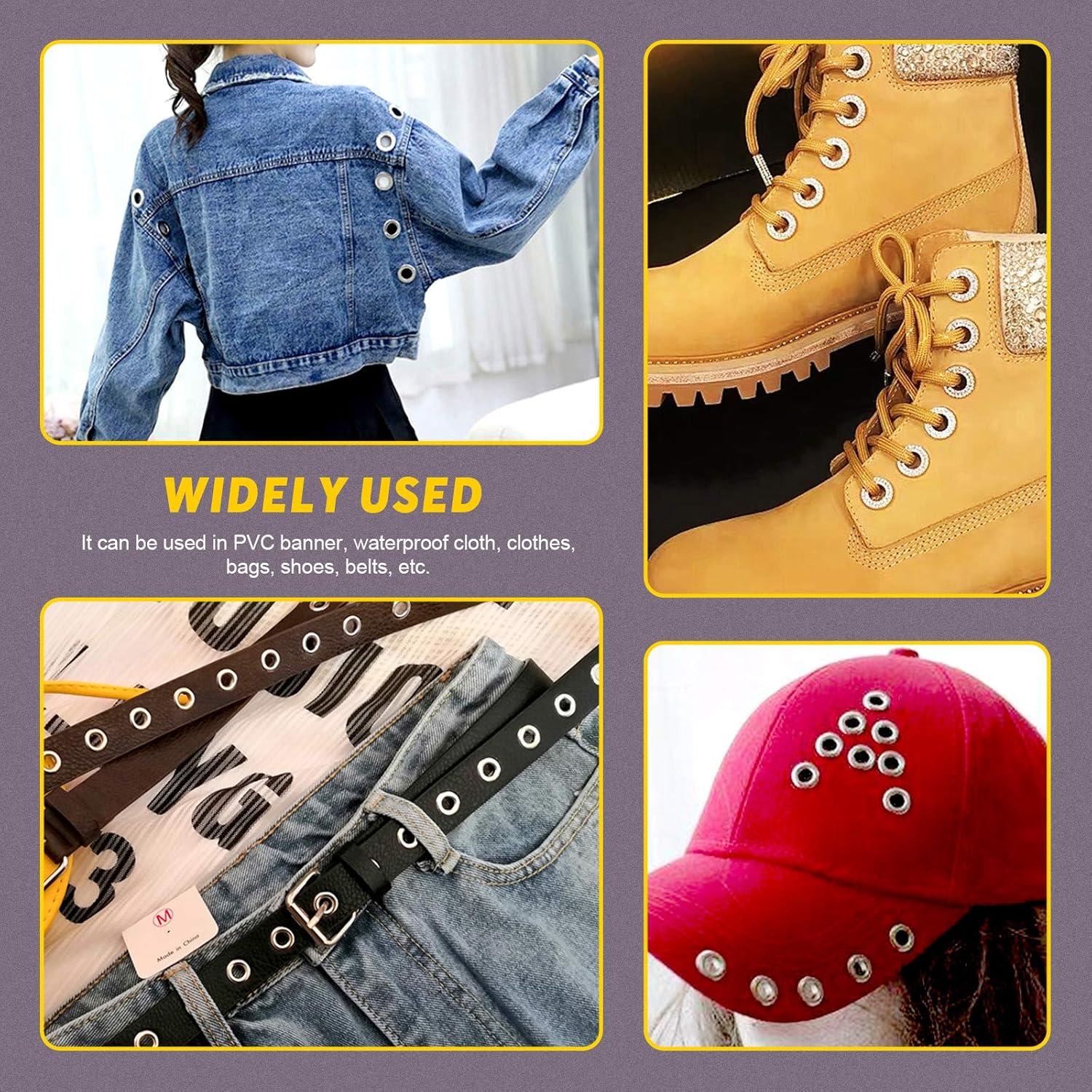 Kit de Ojetes de Bronce Swpeet 206 Sets 6mm con Herramientas