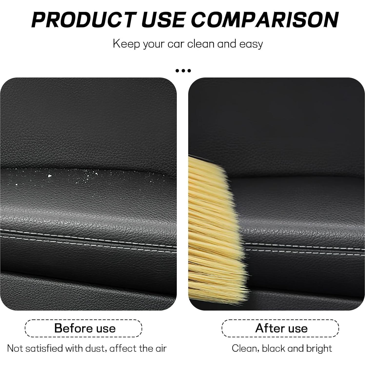 Cepillo de Detalle para Interior de Auto Wogomz Amarillo