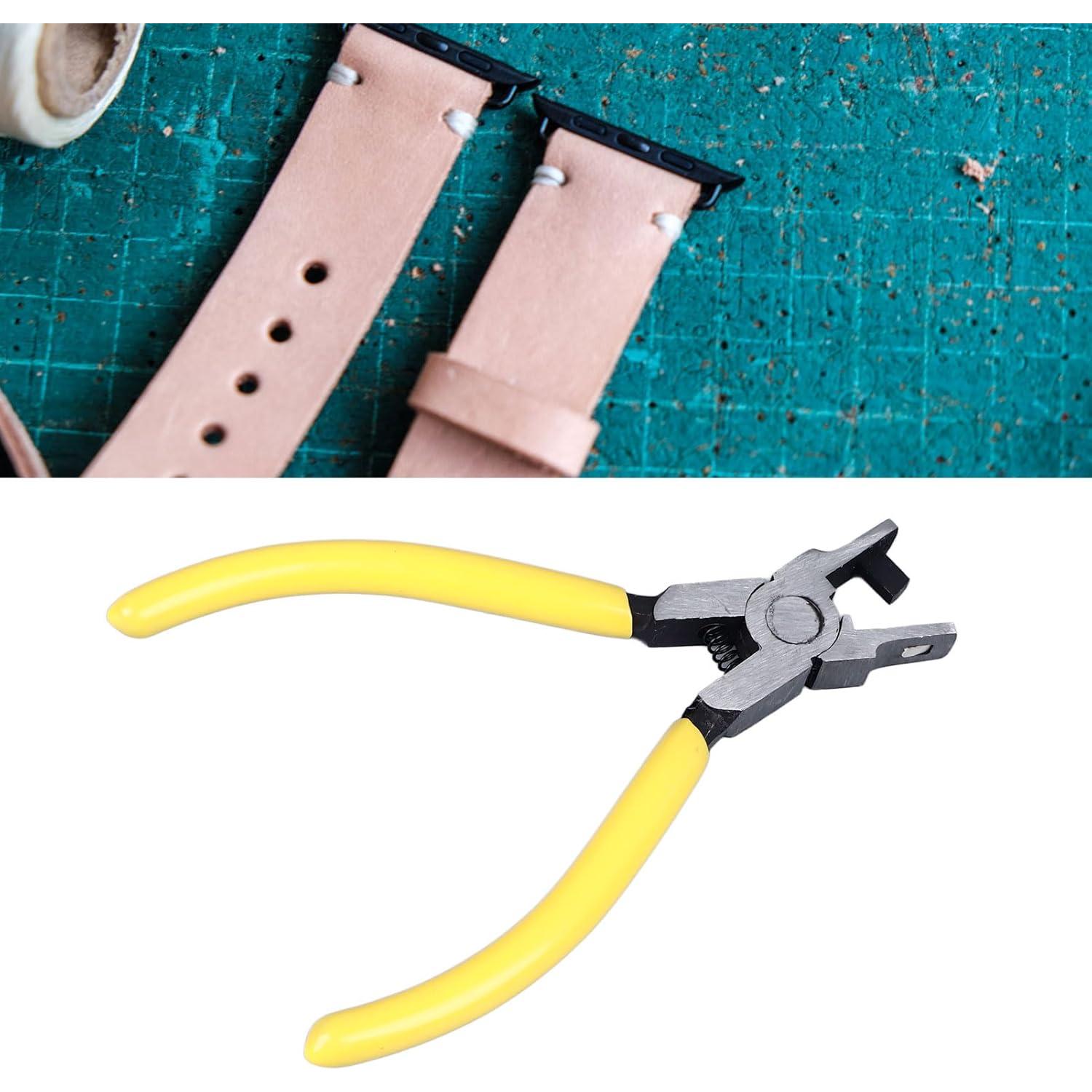 Perforador de Correas de Reloj Fafeicy, Acero al Carbono, 4mm