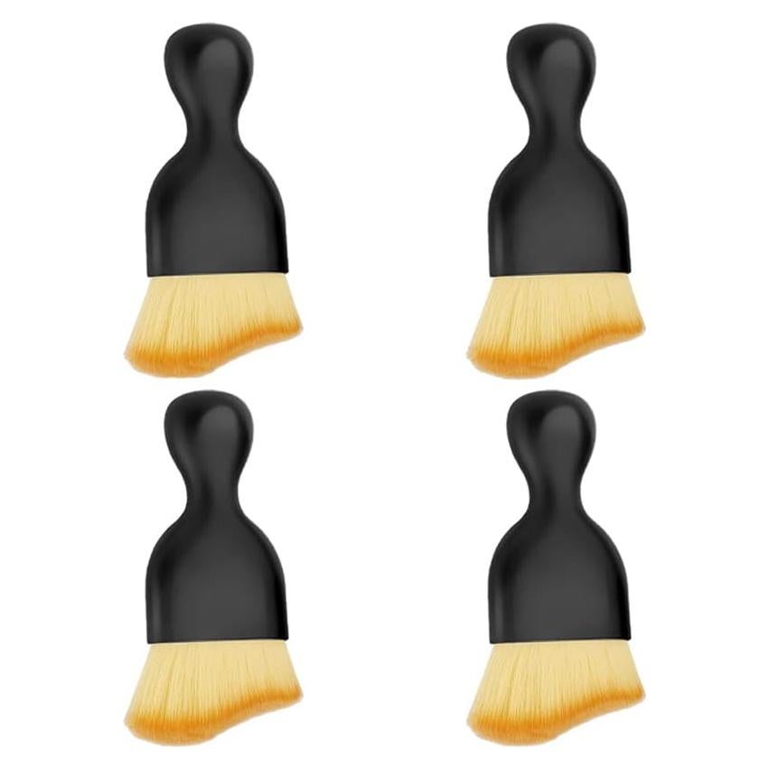 Juego de 4 cepillos de microfibra Aiydachy para auto