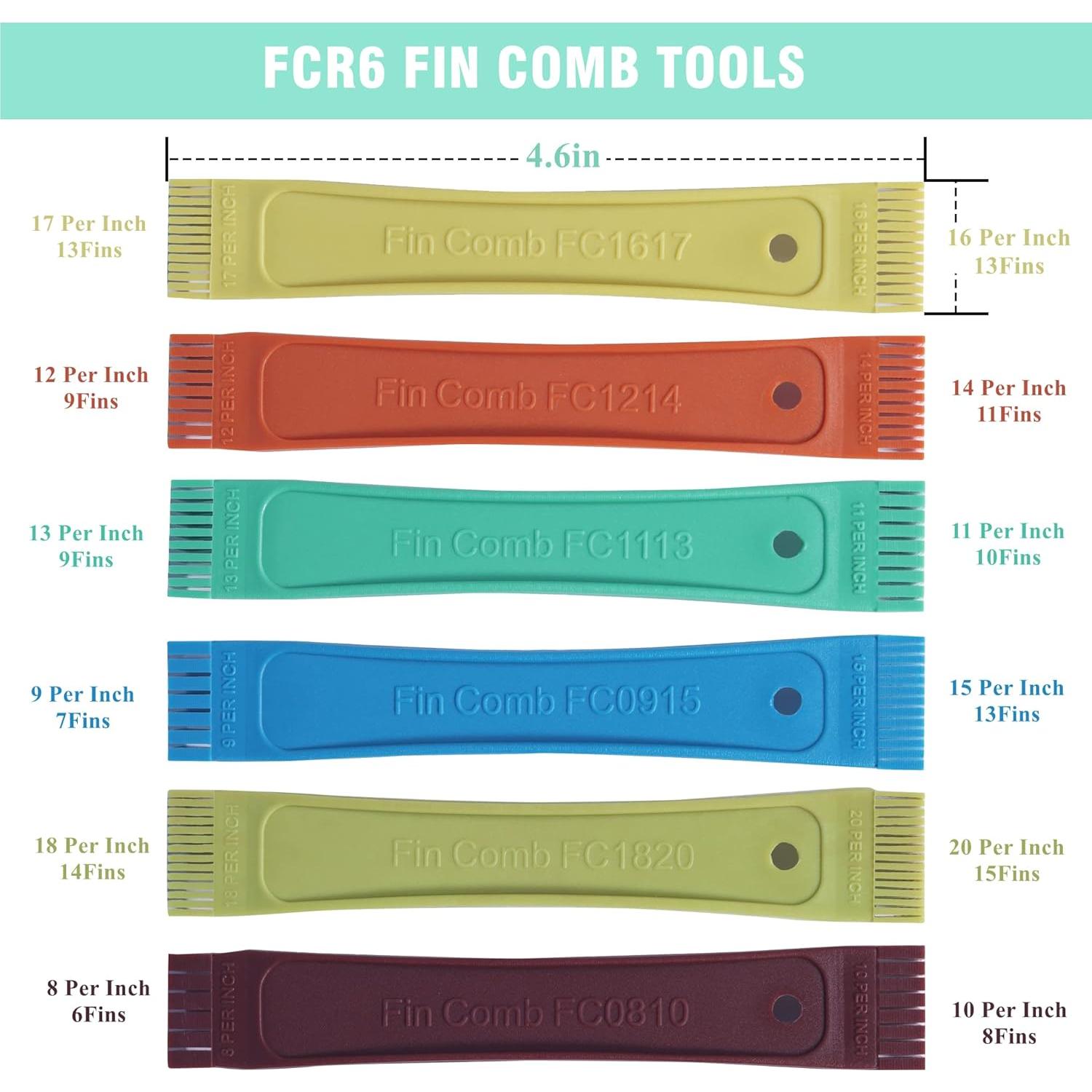 Kit de Limpieza de Aletas de Aire Acondicionado LONCHDAN 10 Pcs