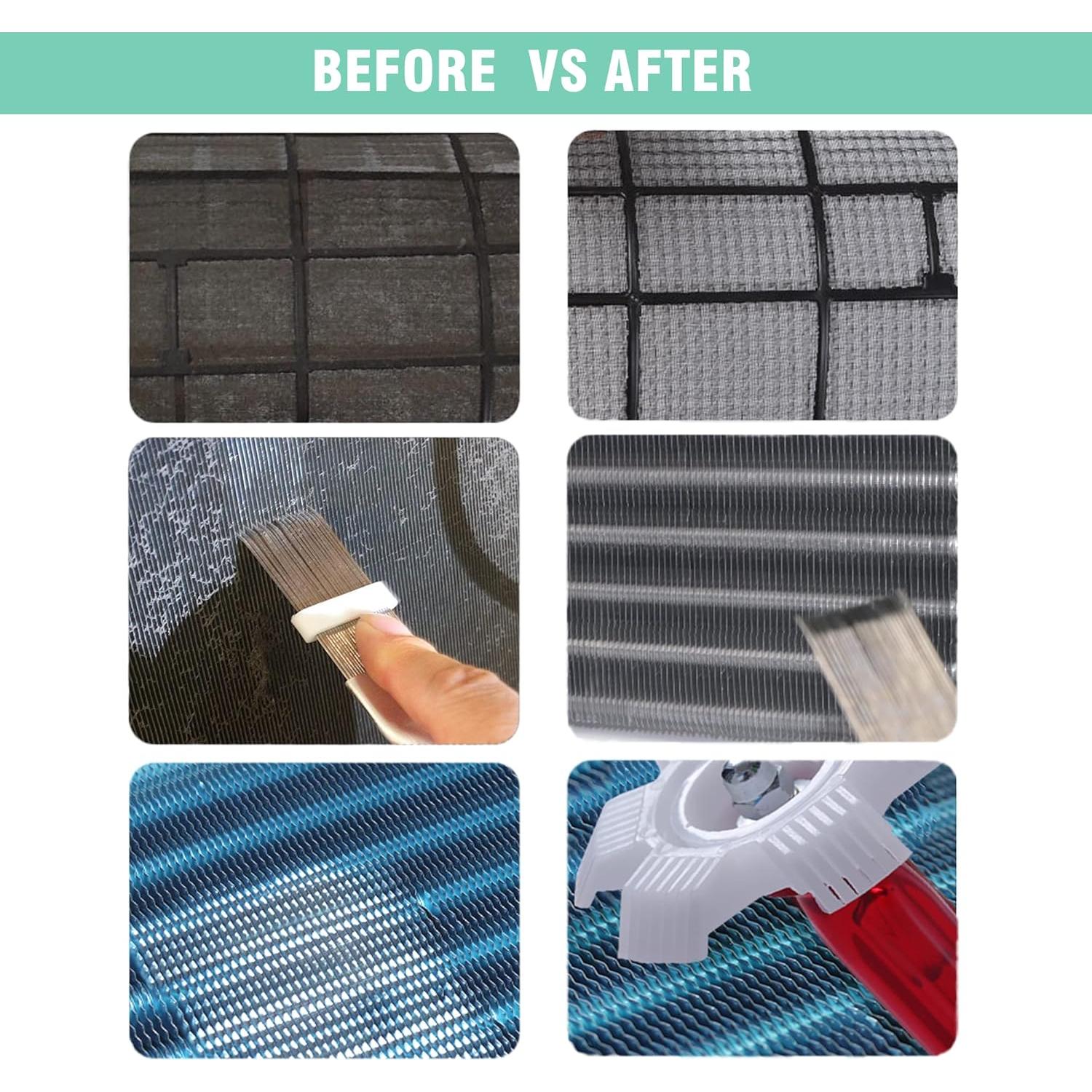 Kit de Limpieza de Aletas de Aire Acondicionado LONCHDAN 10 Pcs