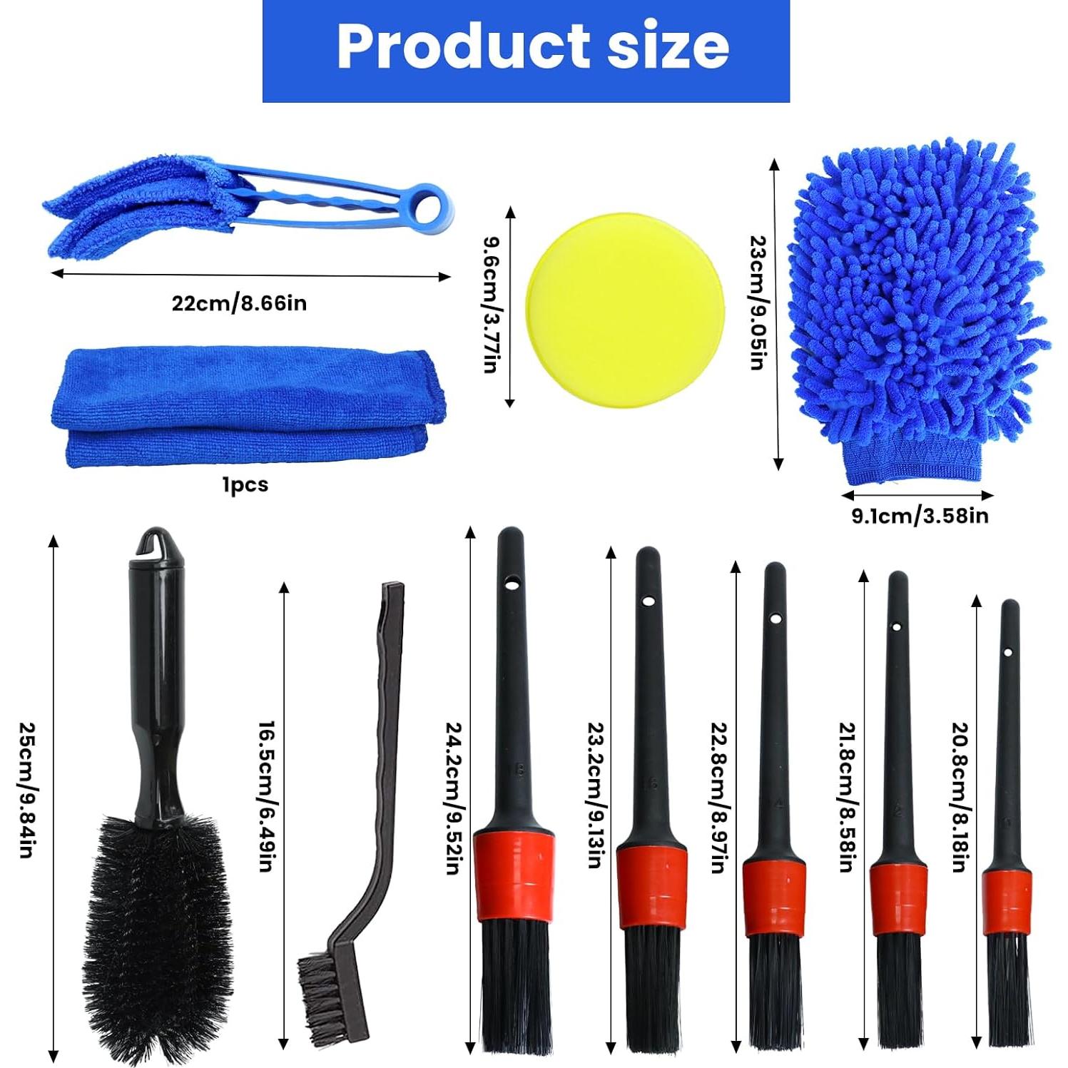 Kit de limpieza de coche 15 piezas Gabrella GA-335-QCQJSTZ