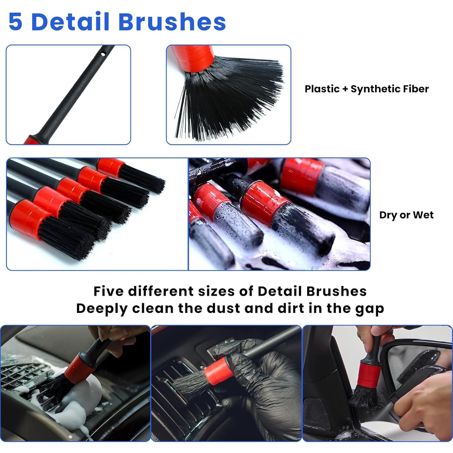 Kit de limpieza de coche 15 piezas Gabrella GA-335-QCQJSTZ