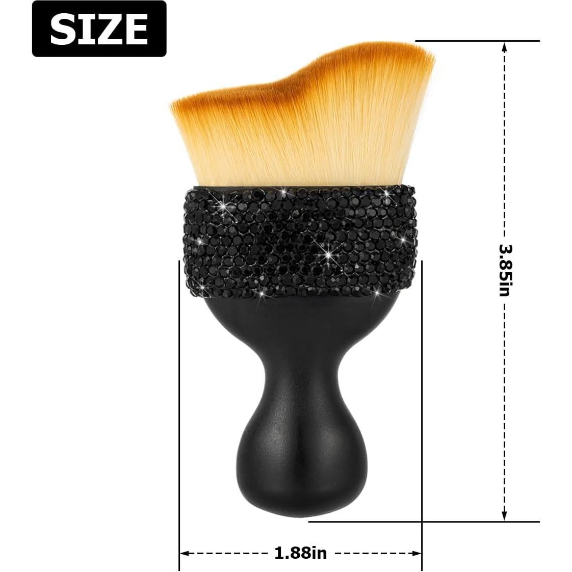 Cepillo de Detalle BESULEN para Automóviles Negro 4.8x9.9cm