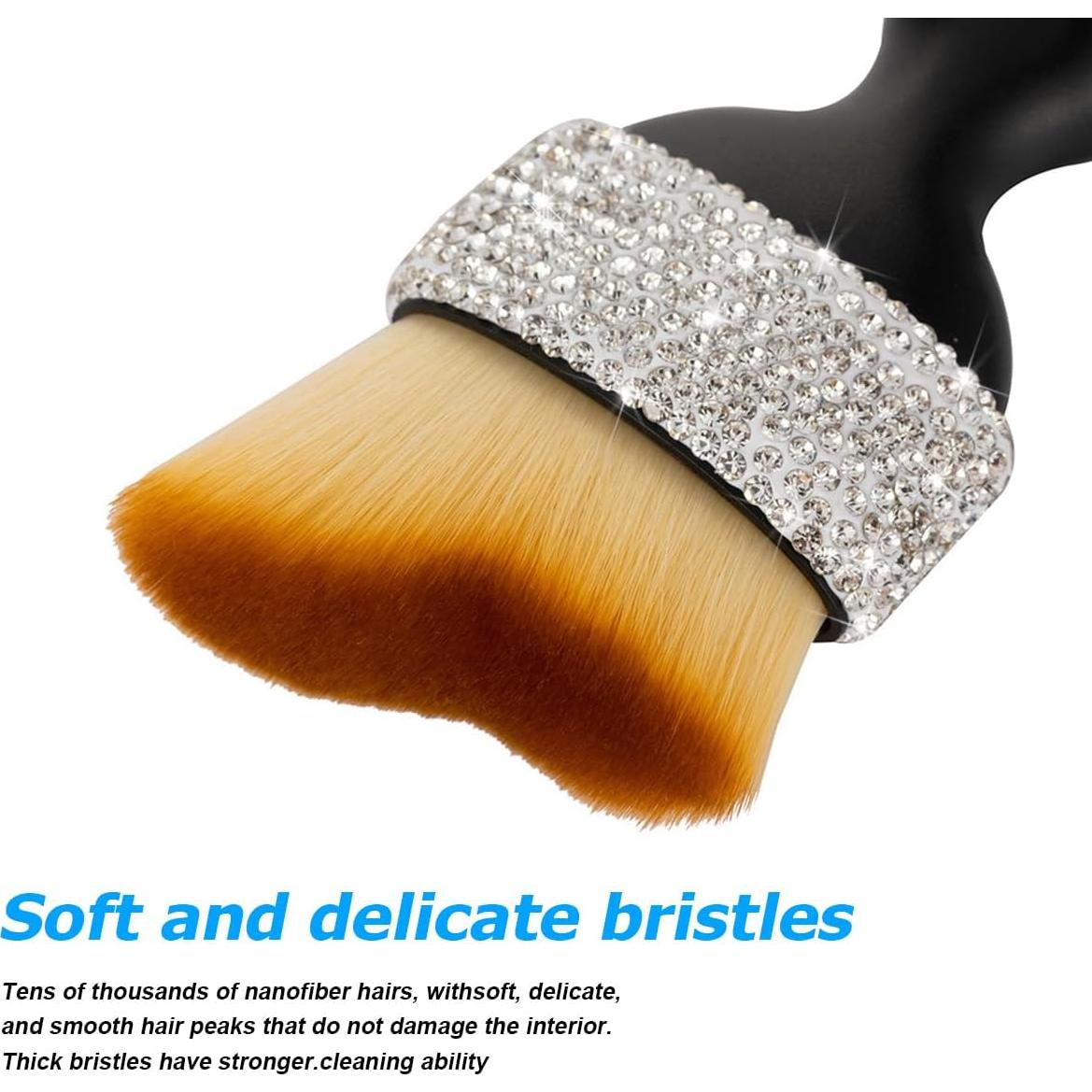 Cepillo de Detalle BESULEN para Automóviles Negro 4.8x9.9cm