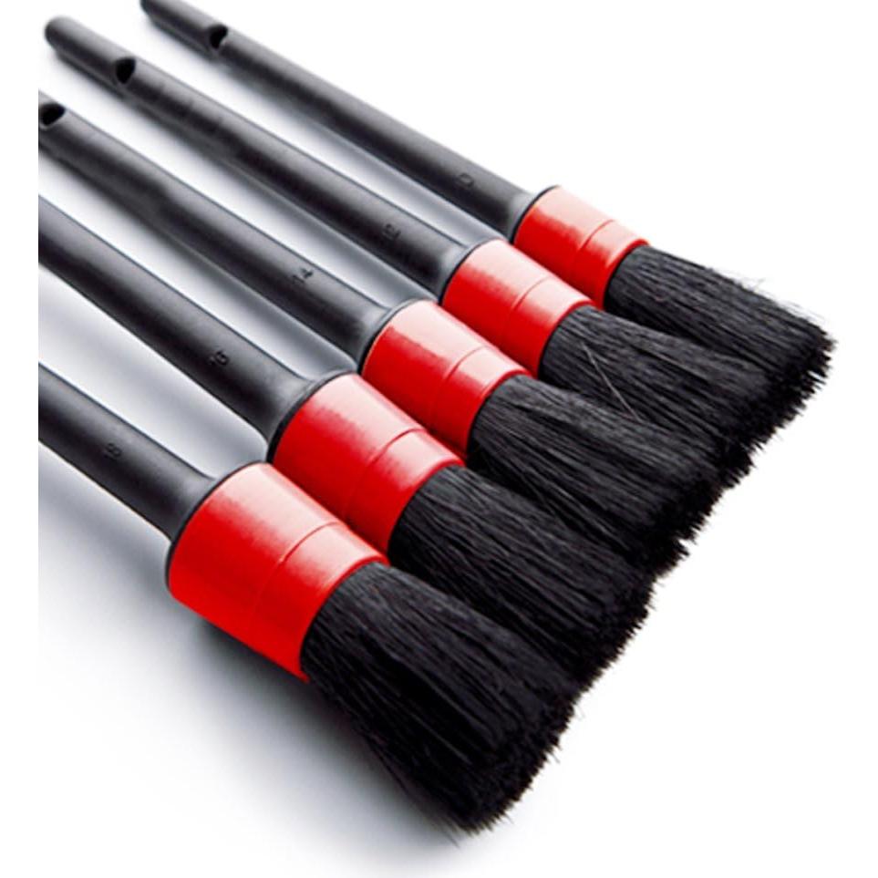 Juego de 5 Cepillos de Detalle Swpeet - Pelo de Jabalí 23 cm