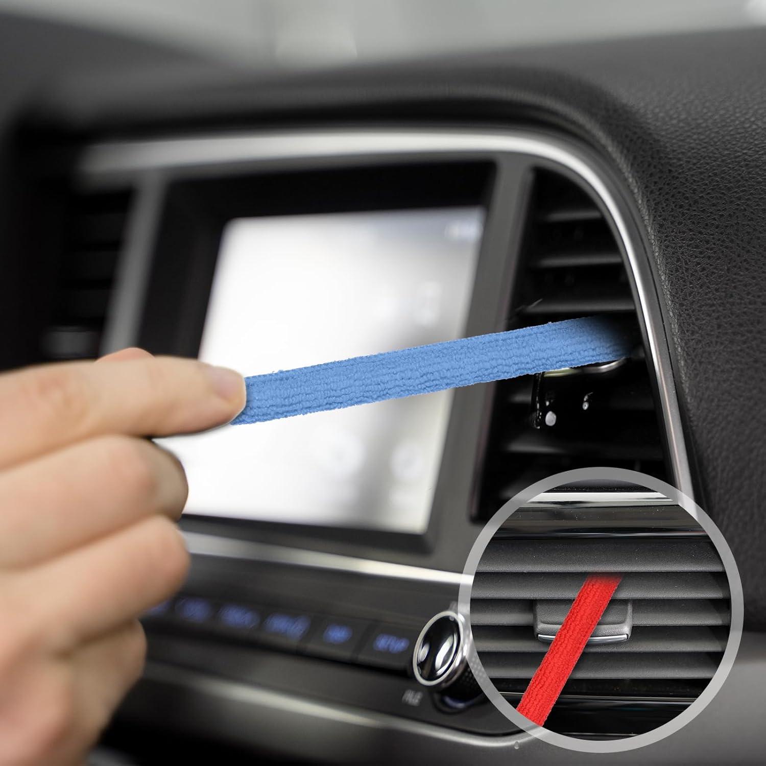 12 Cepillos de Limpieza de Microfibra Apausvcm para Ranuras