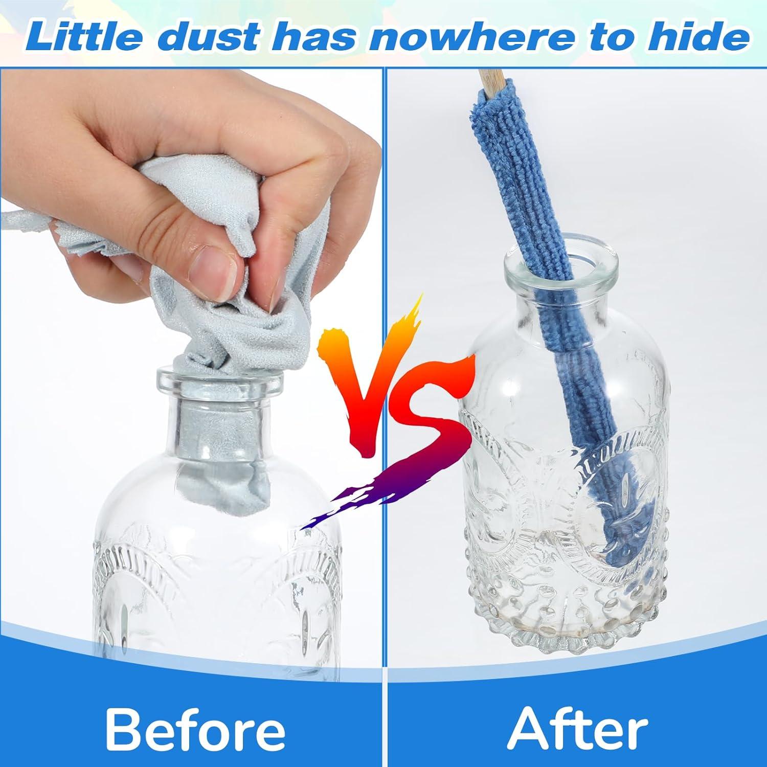 12 Cepillos de Limpieza de Microfibra Apausvcm para Ranuras