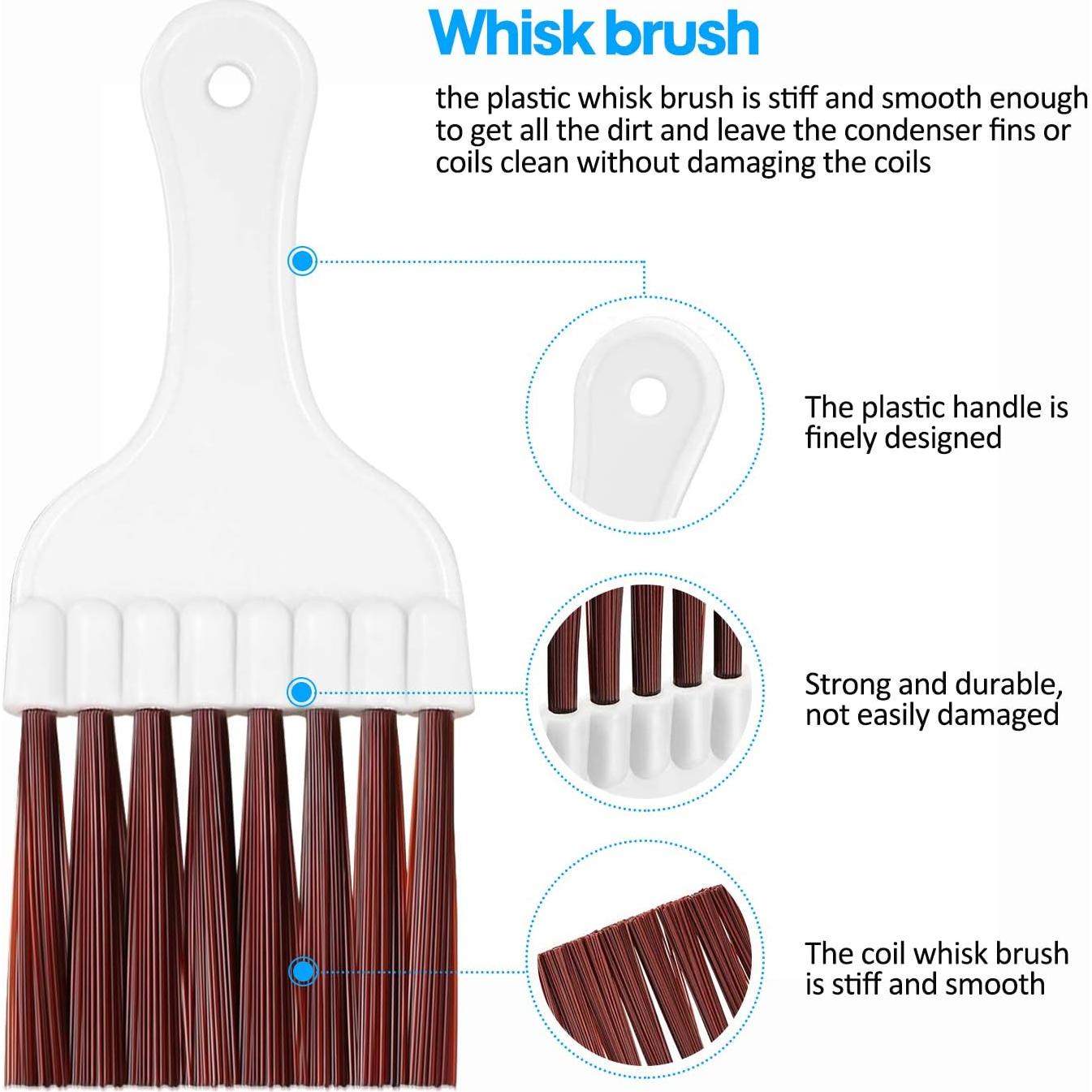 Hommtina 3 Pcs Cepillo de Limpieza para Aire Acondicionado y Persianas