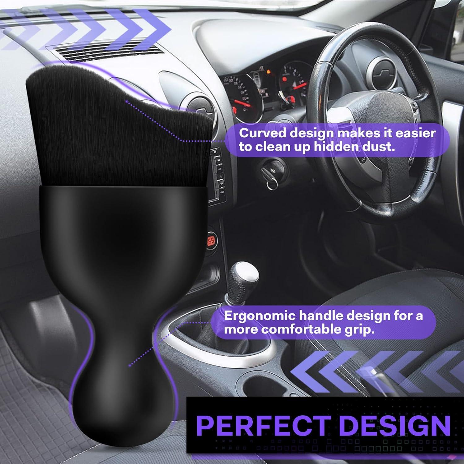 Cepillo de Detalle para Interior de Coche Kilihot - 2 Piezas