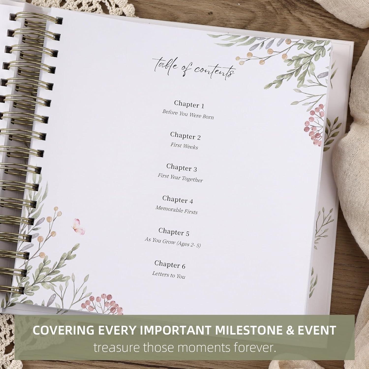 Libro de Recuerdos del Bebé LONLAT - Álbum 118 Páginas