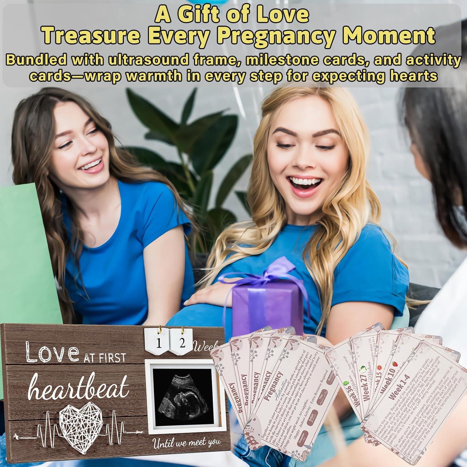 Marco de Foto de Ultrasonido Garybank con Tarjetas de Hitos