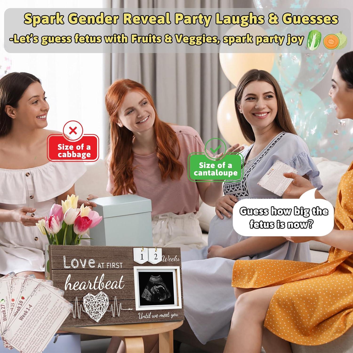 Marco de Foto de Ultrasonido Garybank con Tarjetas de Hitos