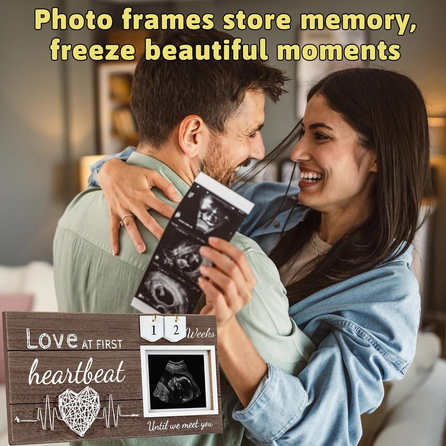 Marco de Foto de Ultrasonido Garybank con Tarjetas de Hitos