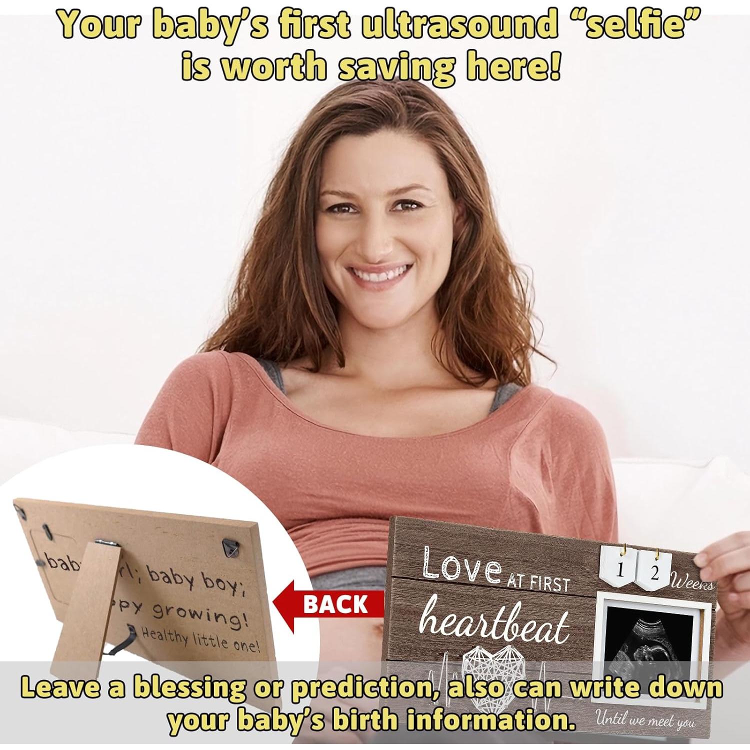 Marco de Foto de Ultrasonido Garybank con Tarjetas de Hitos