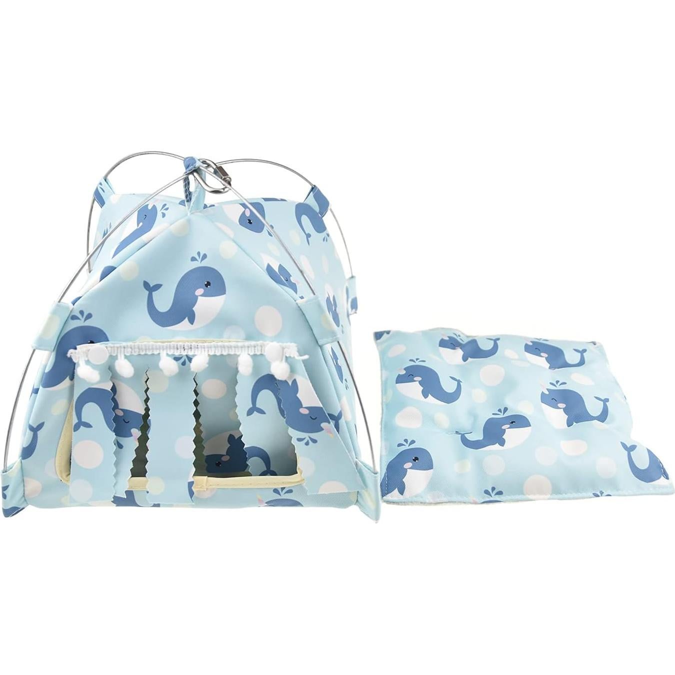 Refugio para Cobaya MuYaoPet Azul 23.9x23.9cm Impermeable
