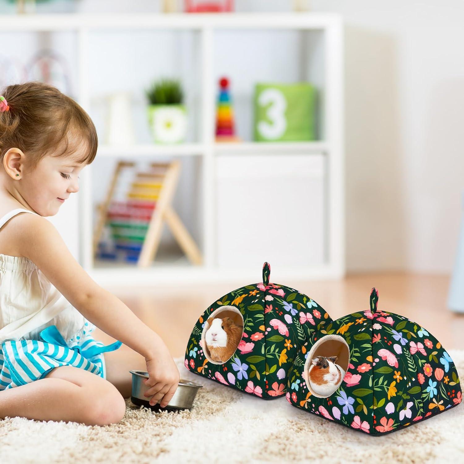 Camas para Cobayas Glittme 2-Pack con Almohadillas Suaves