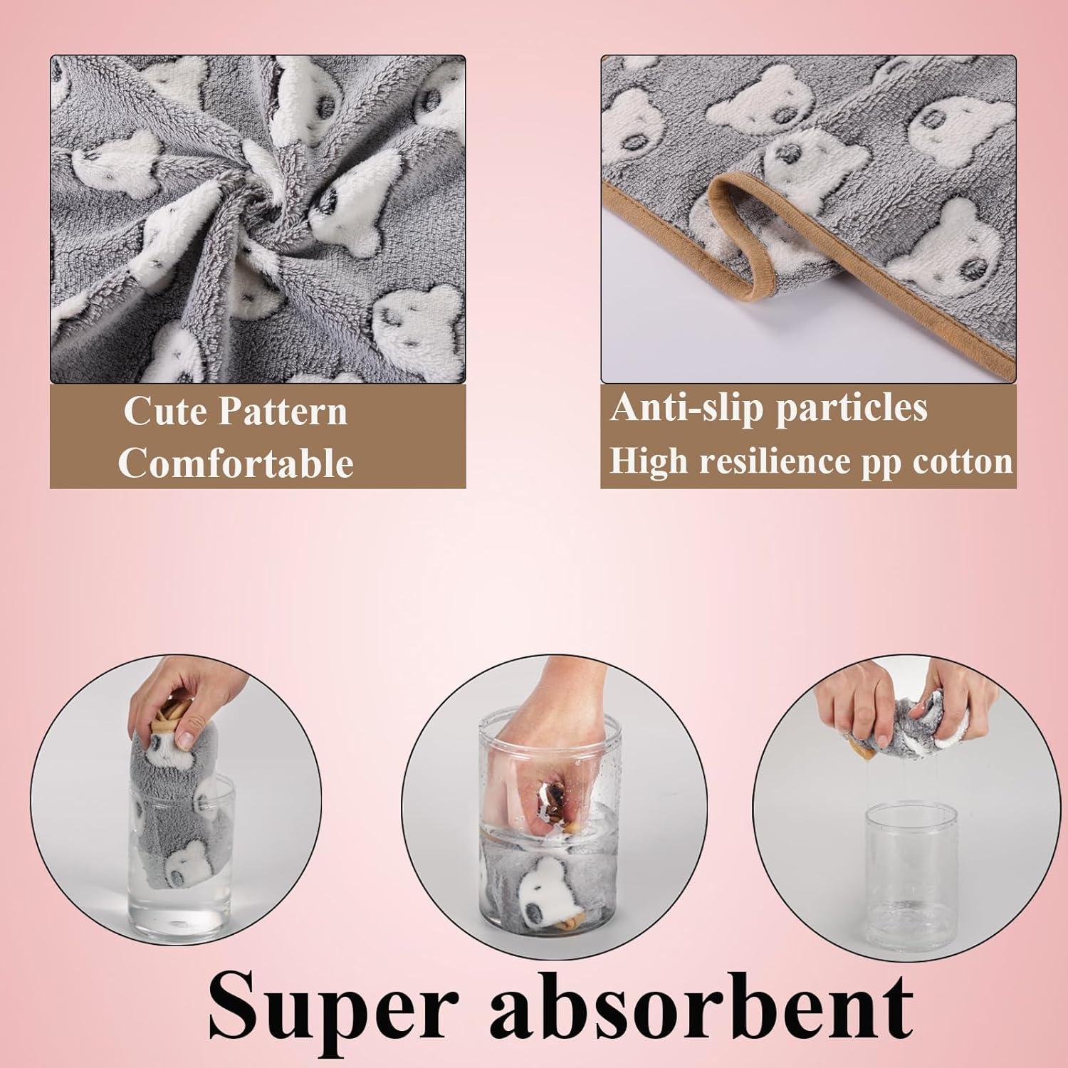 Mantitas de Fleece Grddaef 6 Piezas 20x20 cm para Cobayas