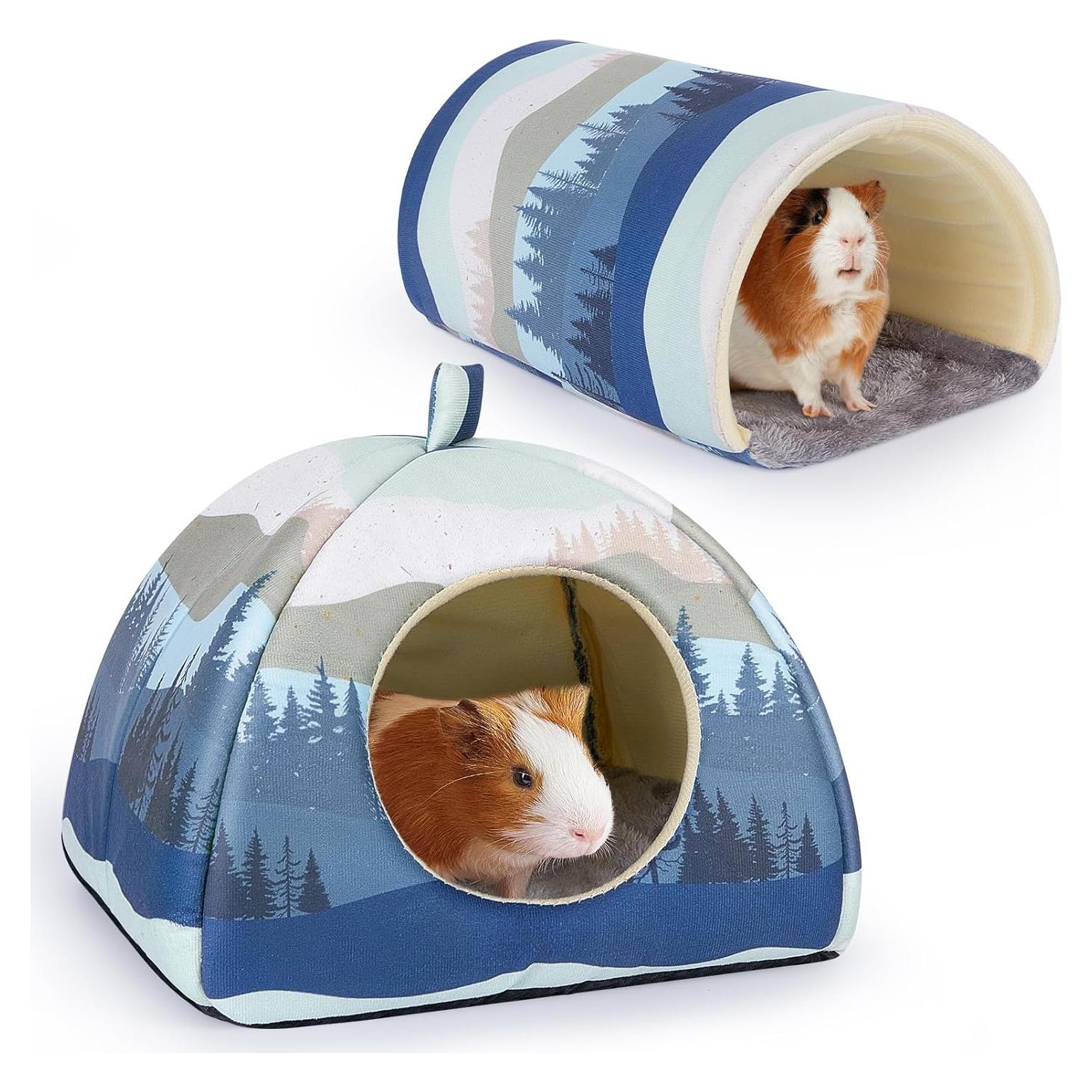 Escondite y Túnel para Cobayas Glittme - Grande y Lavable