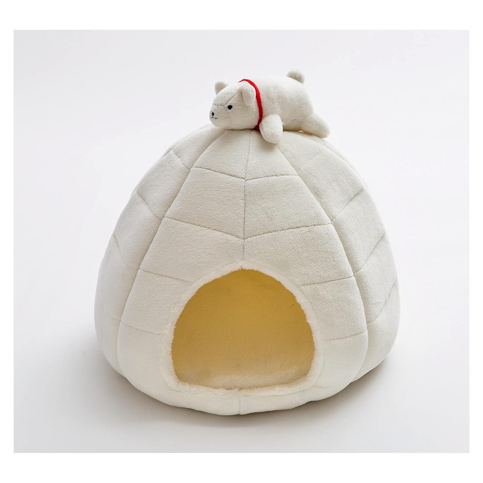 Cama para Perros y Gatos Pequeños Ice Igloo - 42x42 cm