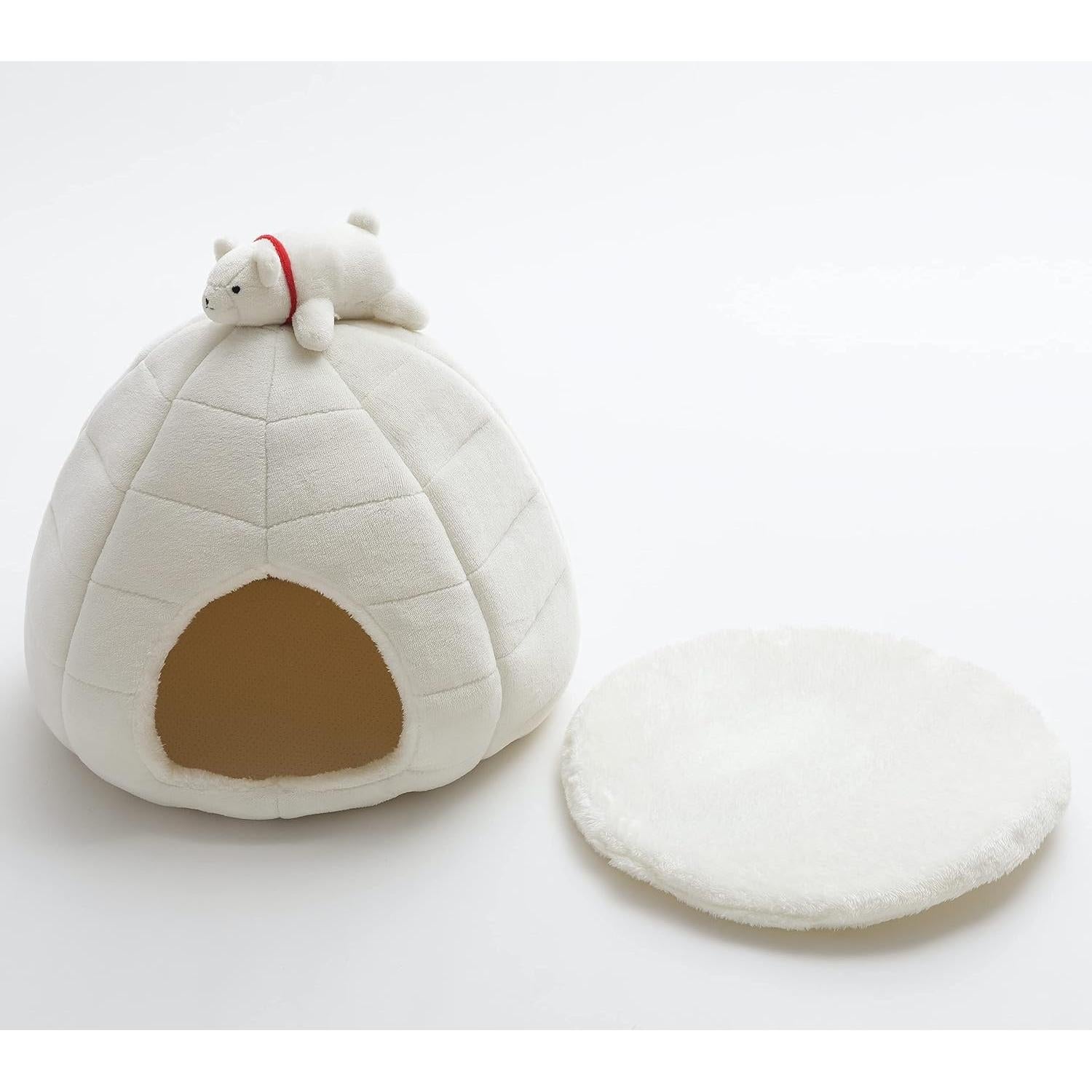 Cama para Perros y Gatos Pequeños Ice Igloo - 42x42 cm
