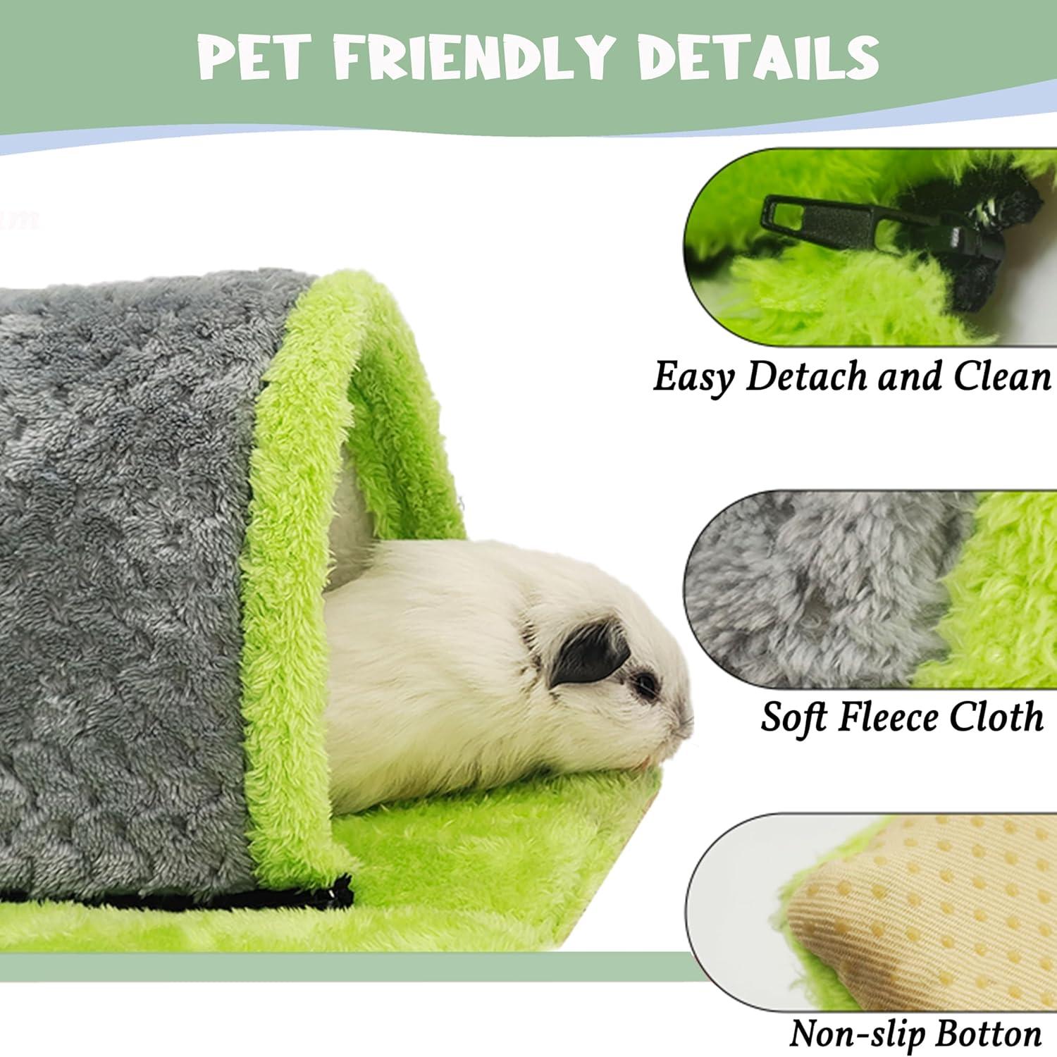 Túnel Escondite para Cobayas Jevnd Verde 34x13 cm