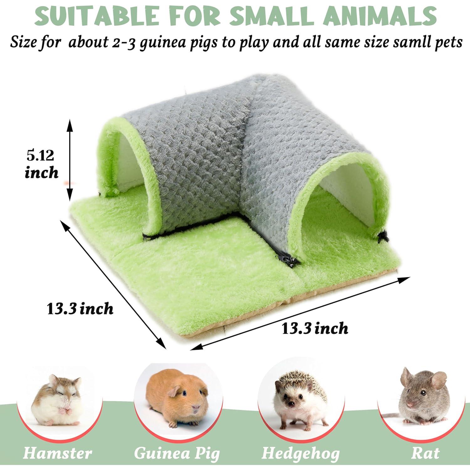 Túnel Escondite para Cobayas Jevnd Verde 34x13 cm