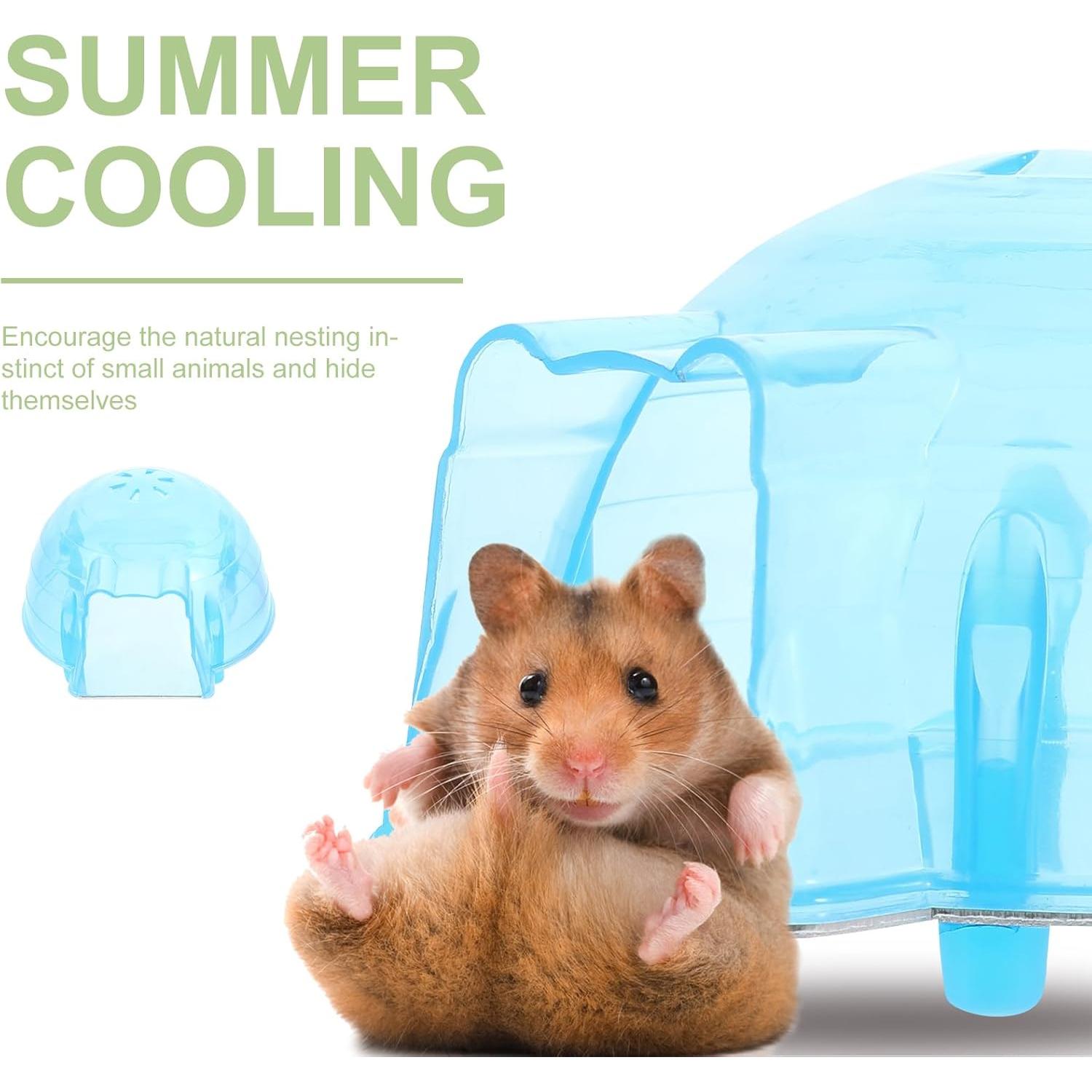 Casa de Enfriamiento para Hámster POPETPOP - 2 Pcs Mini Casa