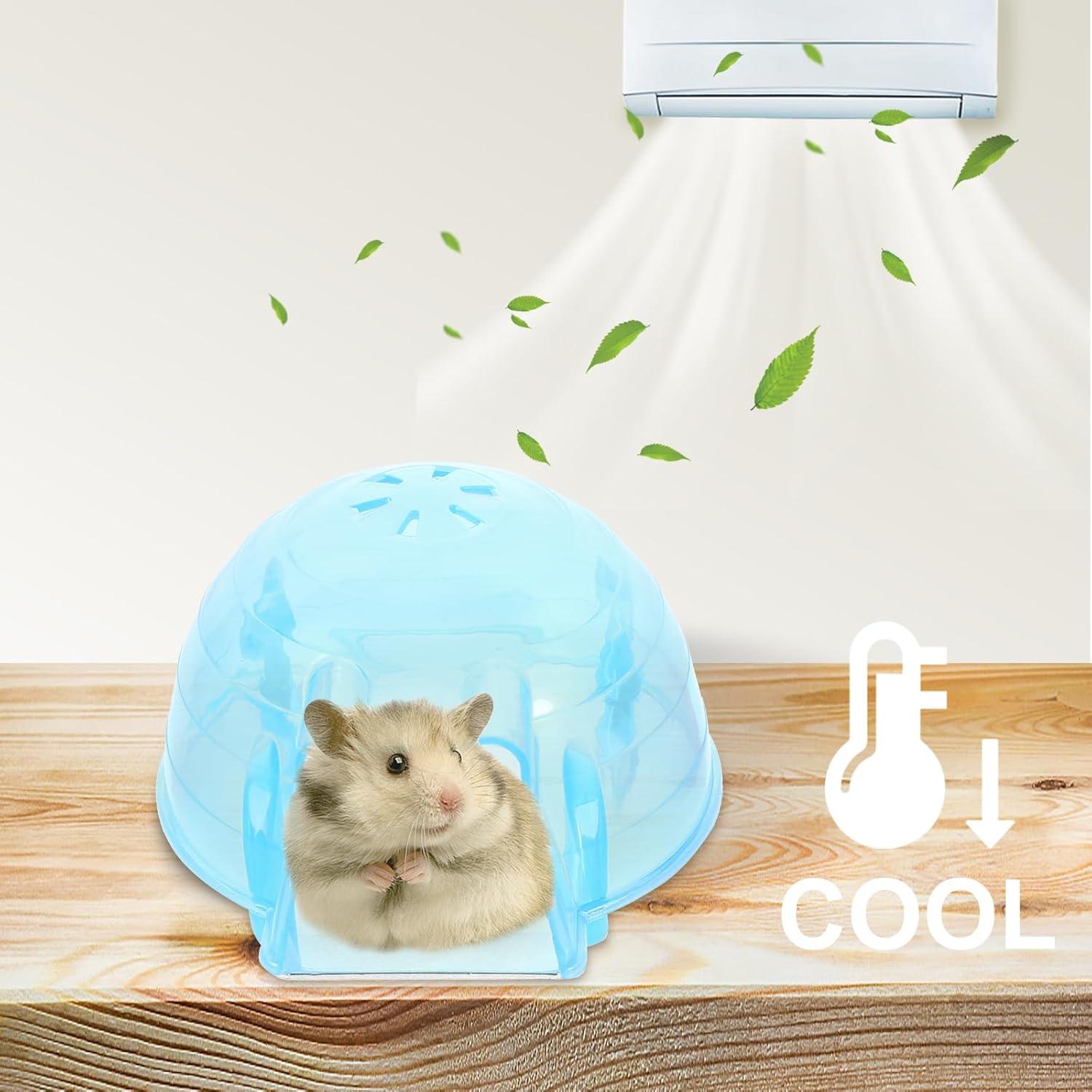 Casa de Enfriamiento para Hámster POPETPOP - 2 Pcs Mini Casa