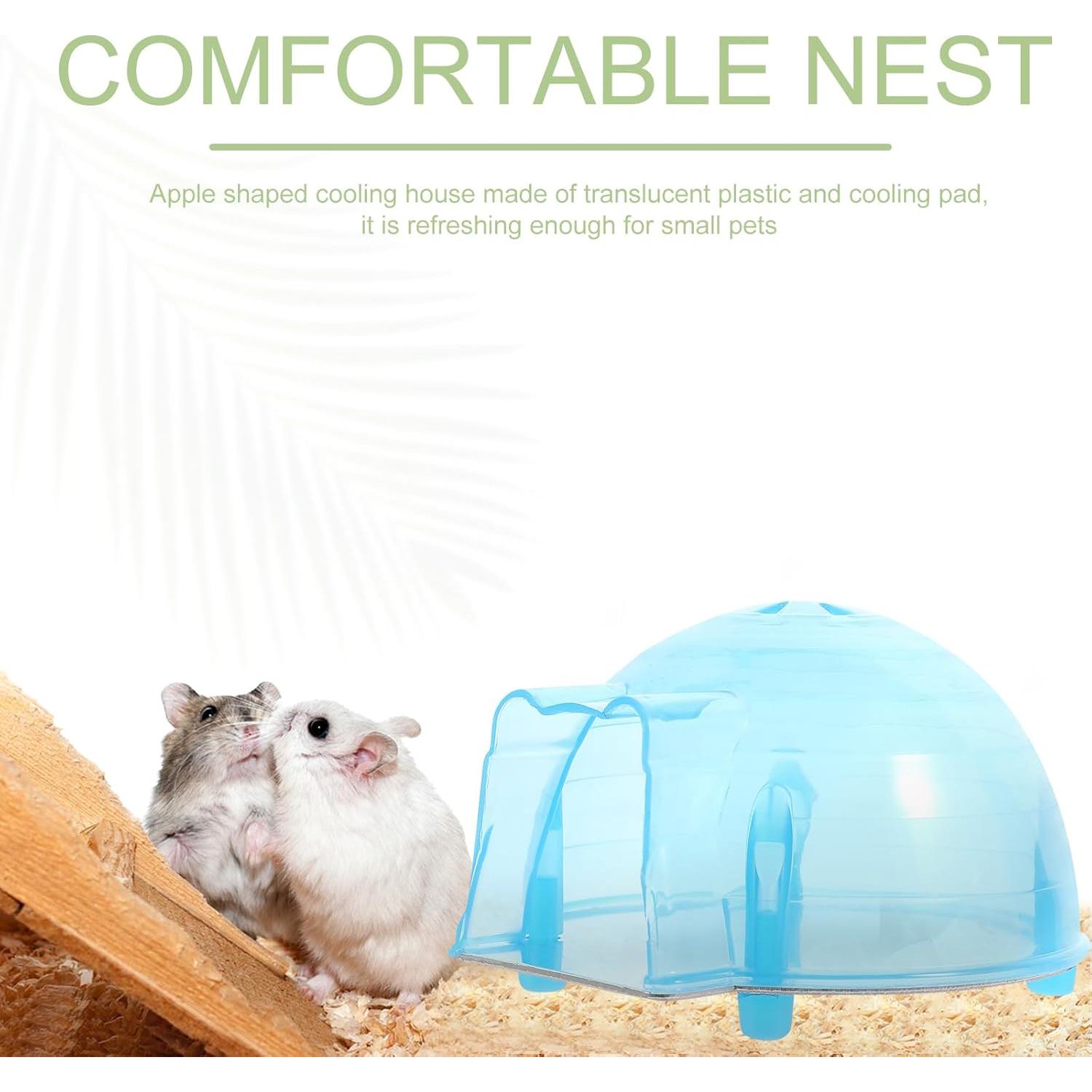 Casa de Enfriamiento para Hámster POPETPOP - 2 Pcs Mini Casa