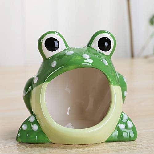 Casa Escondite Cerámica para Hámster WNZQK Forma de Fresa